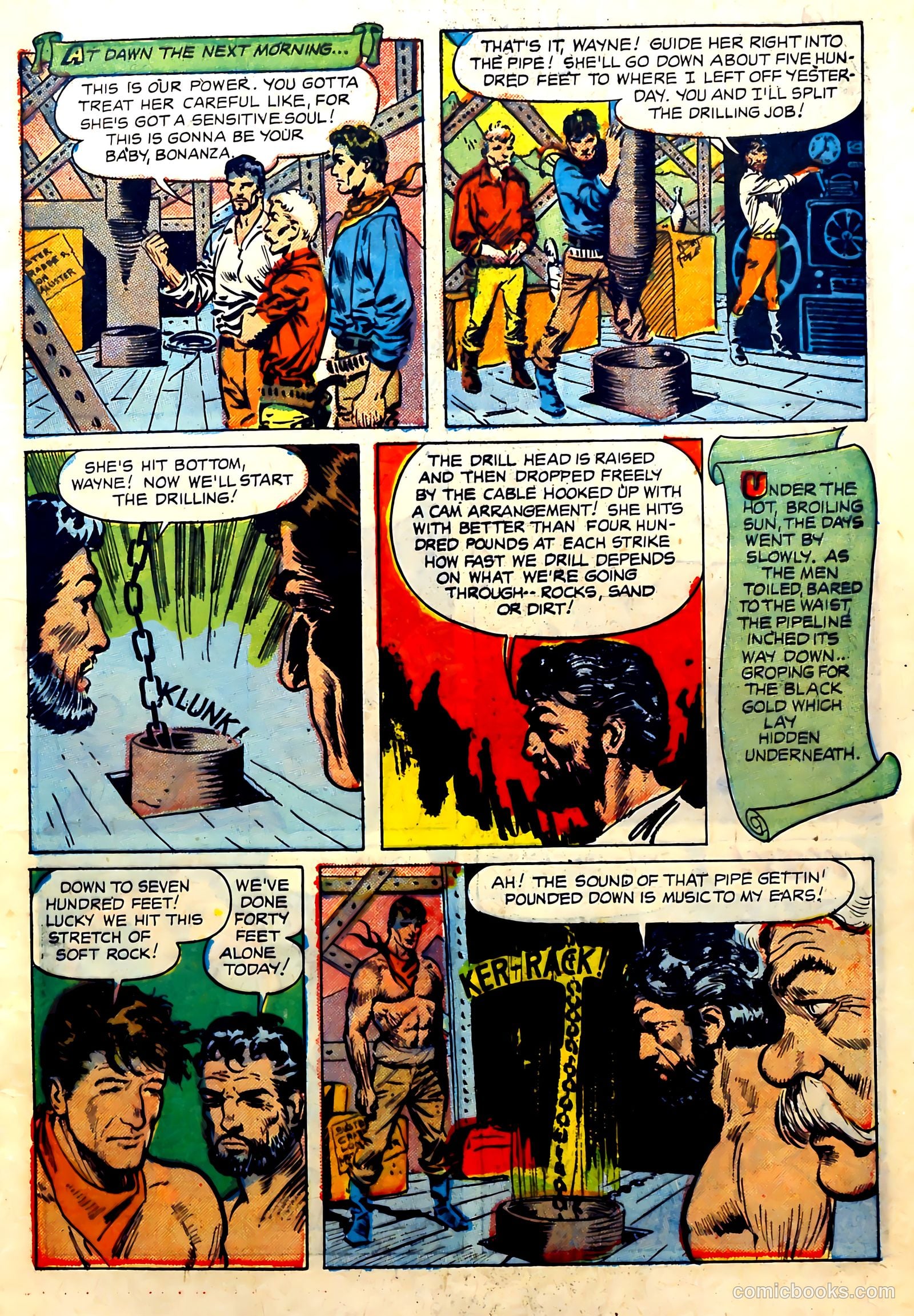 John Wayne Adventure Comics #8 (1951) — page 7 of 36