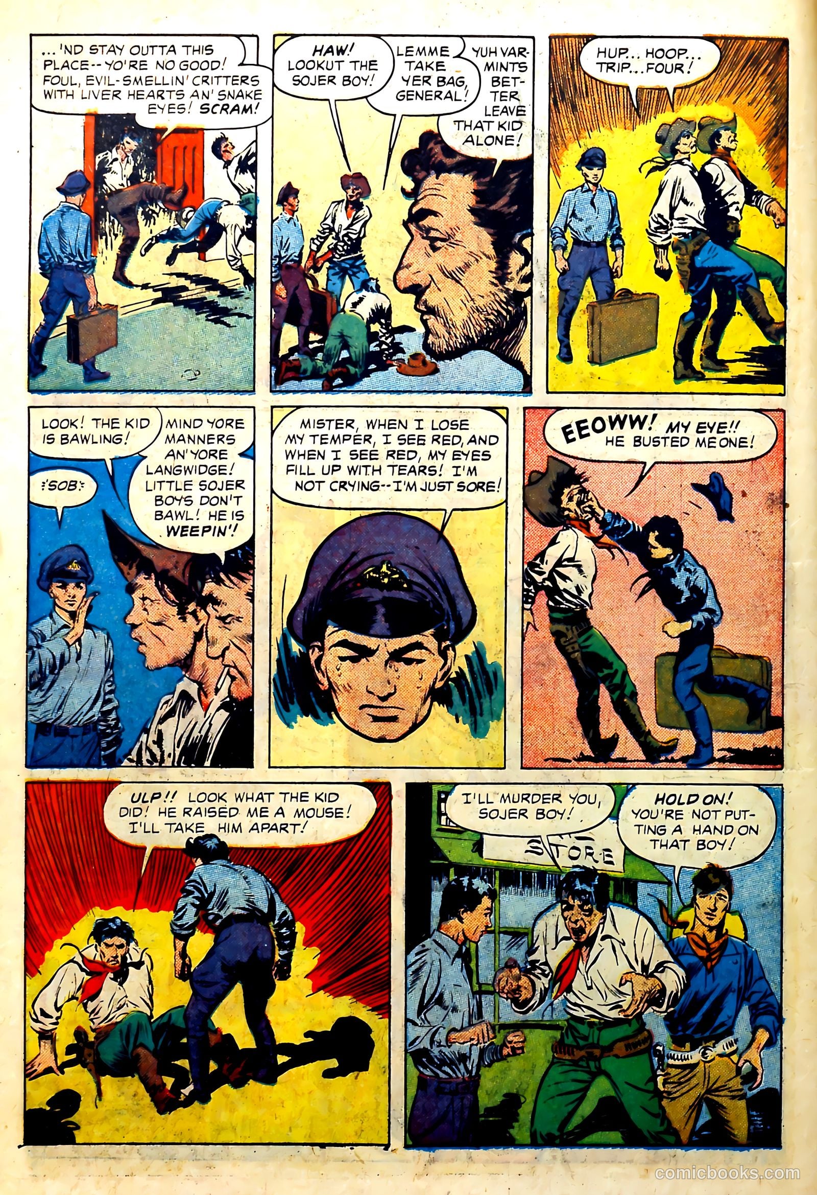 John Wayne Adventure Comics #8 (1951) — page 10 of 36
