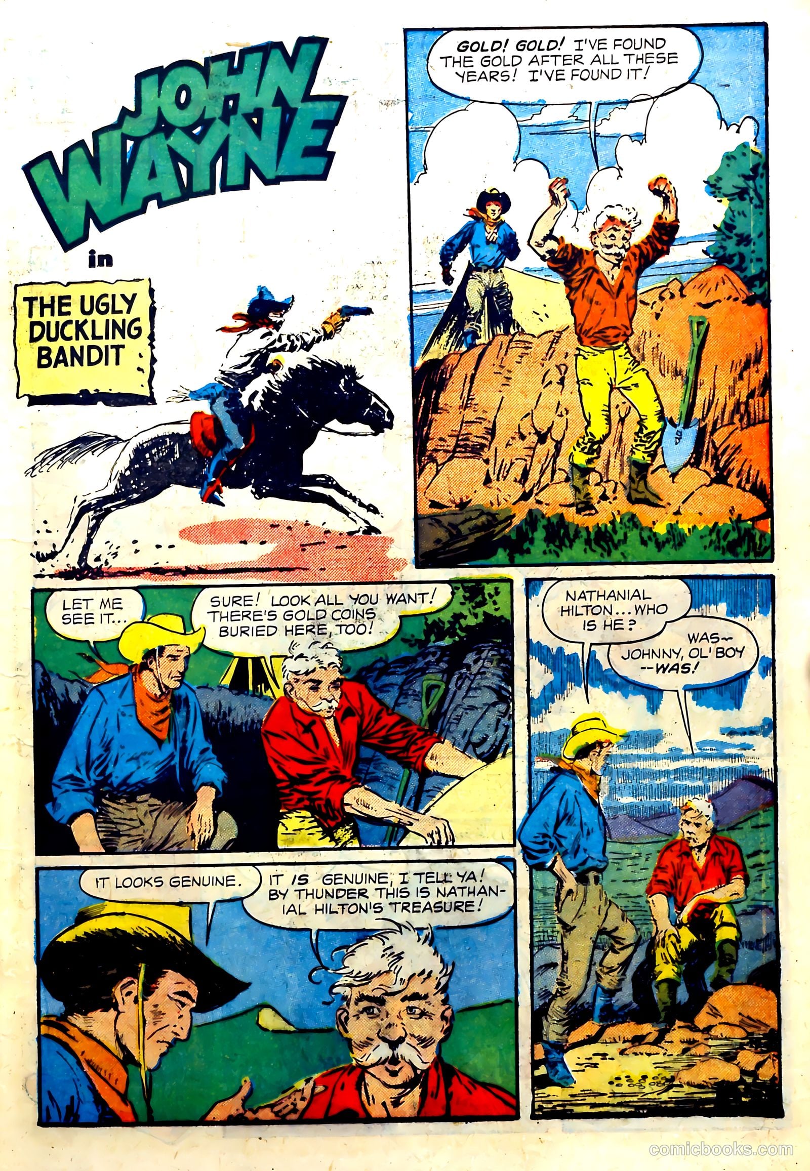 John Wayne Adventure Comics #8 (1951) — page 15 of 36