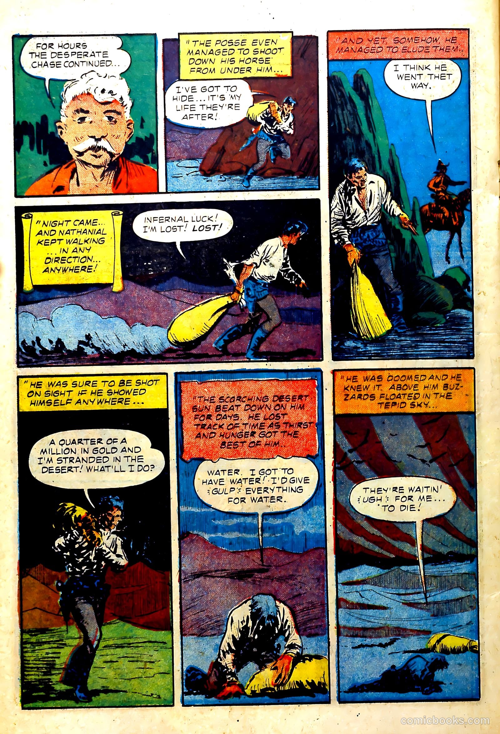 John Wayne Adventure Comics #8 (1951) — page 20 of 36