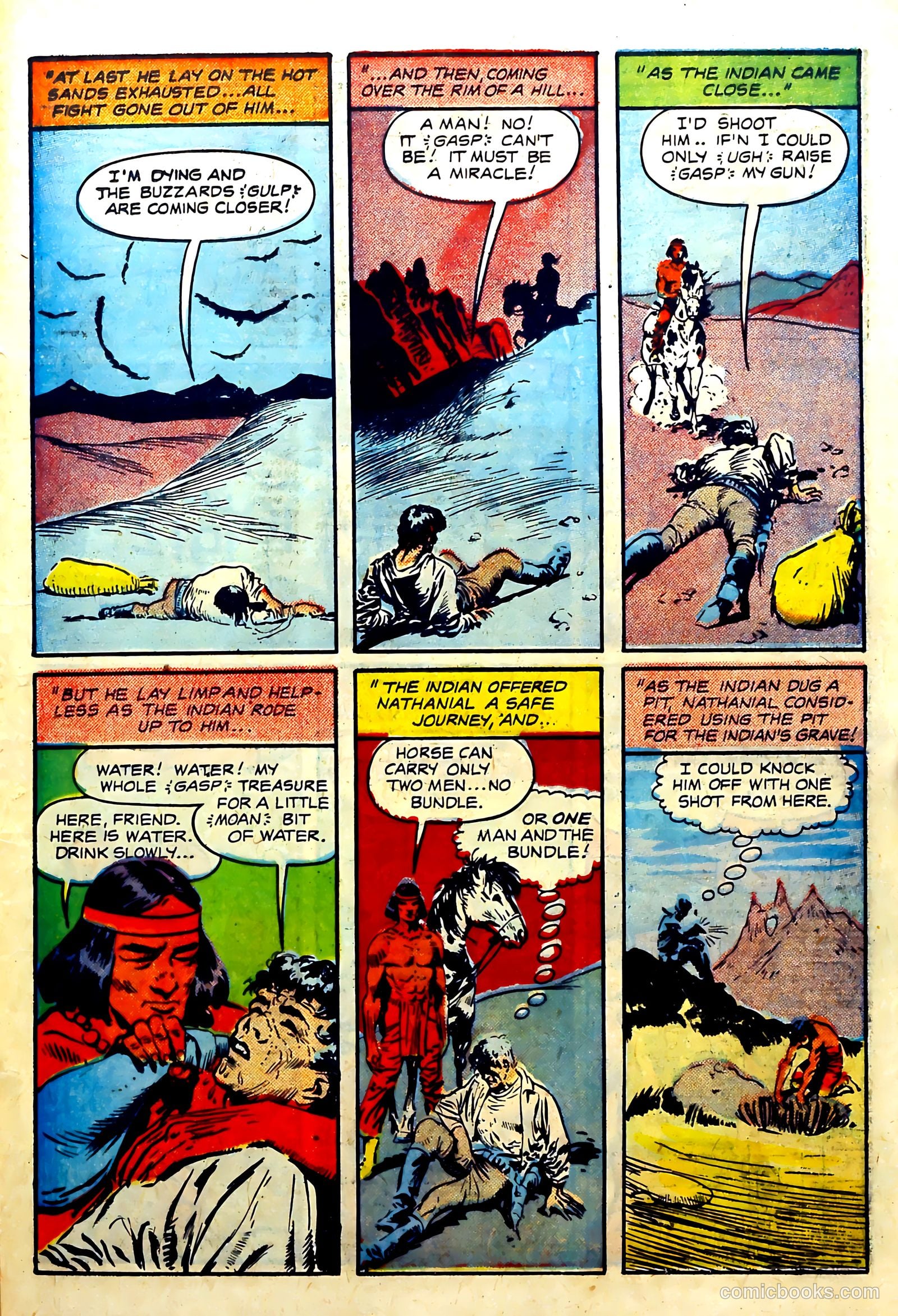 John Wayne Adventure Comics #8 (1951) — page 21 of 36