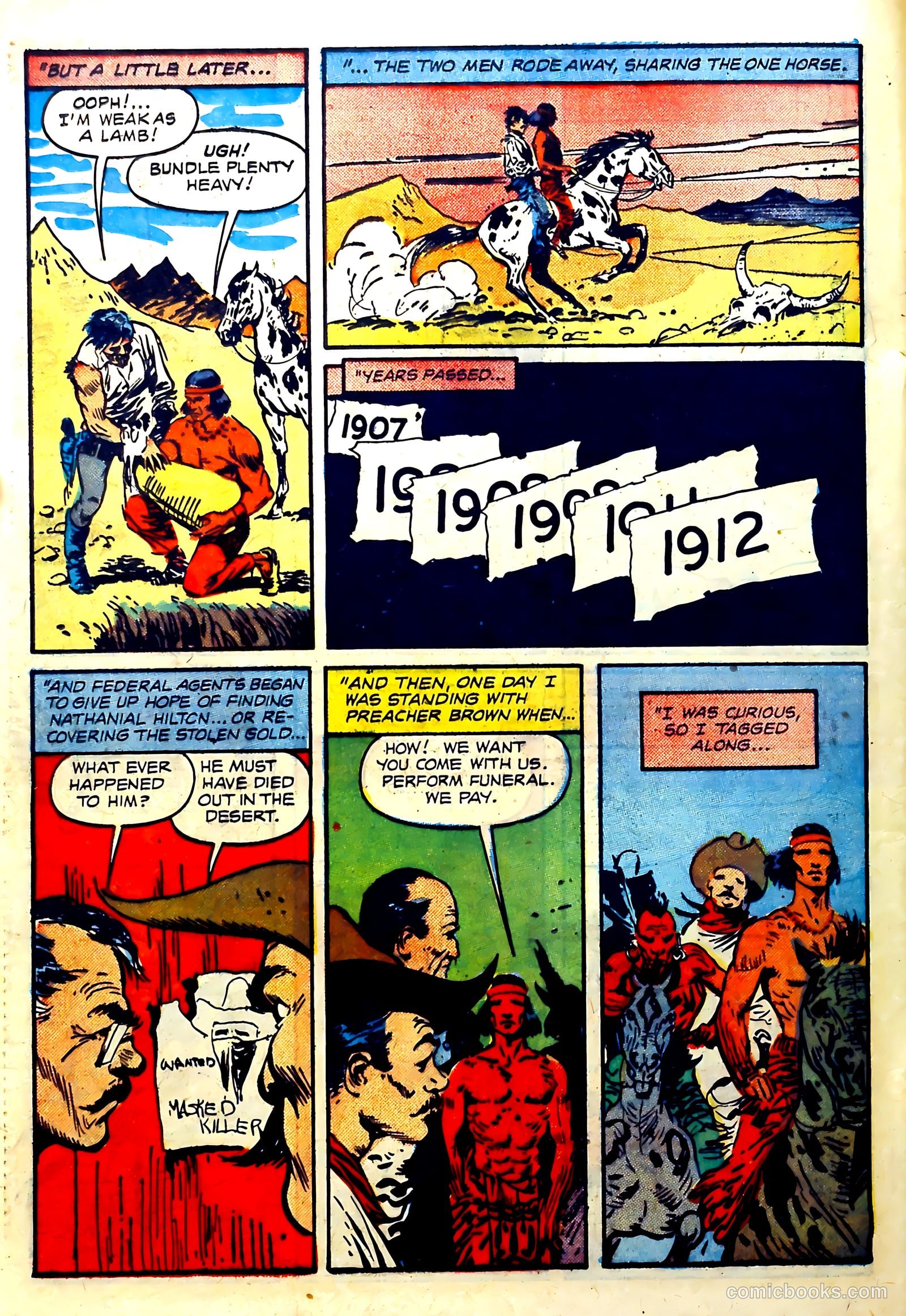 John Wayne Adventure Comics #8 (1951) — page 22 of 36