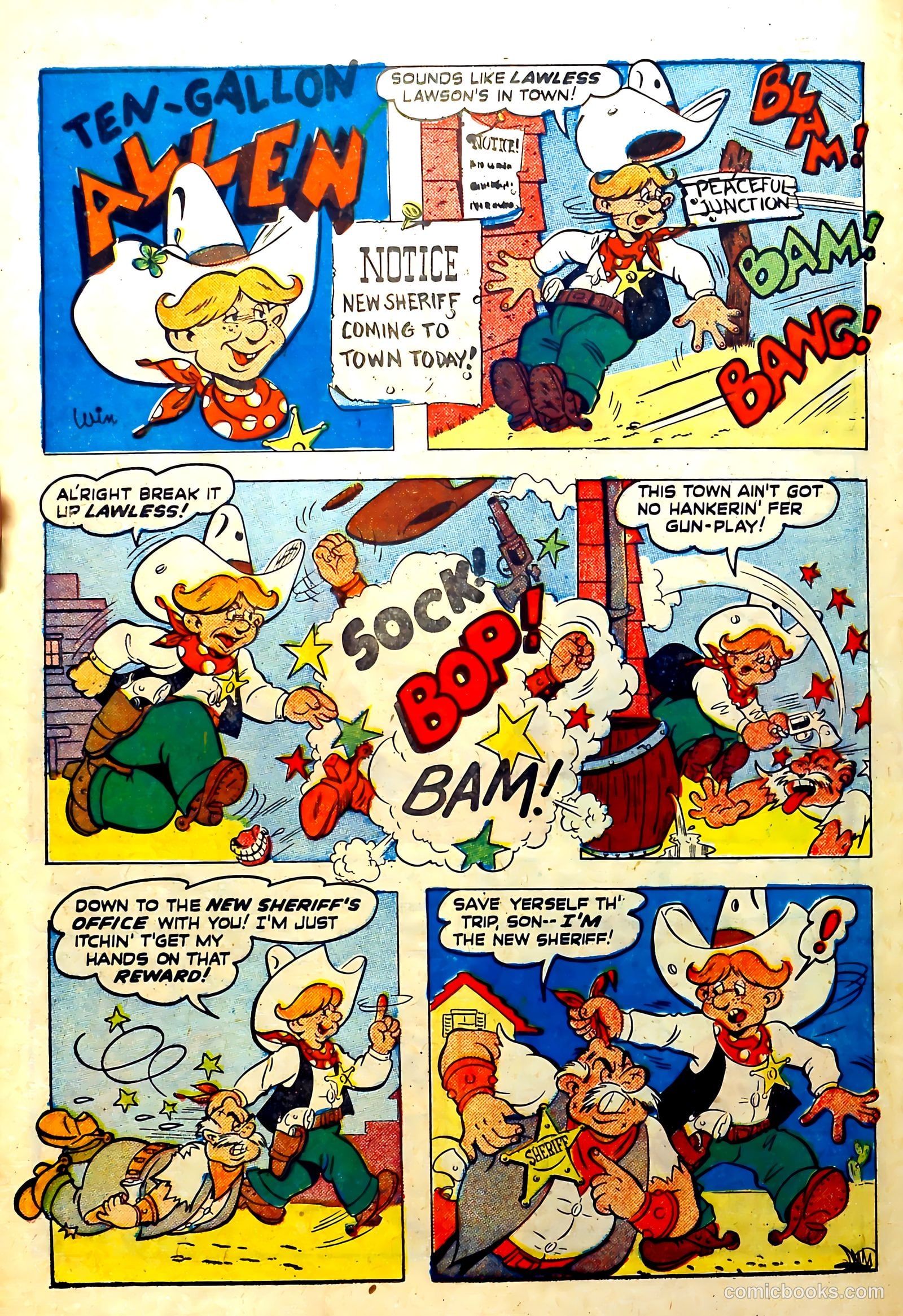 John Wayne Adventure Comics #8 (1951) — page 24 of 36