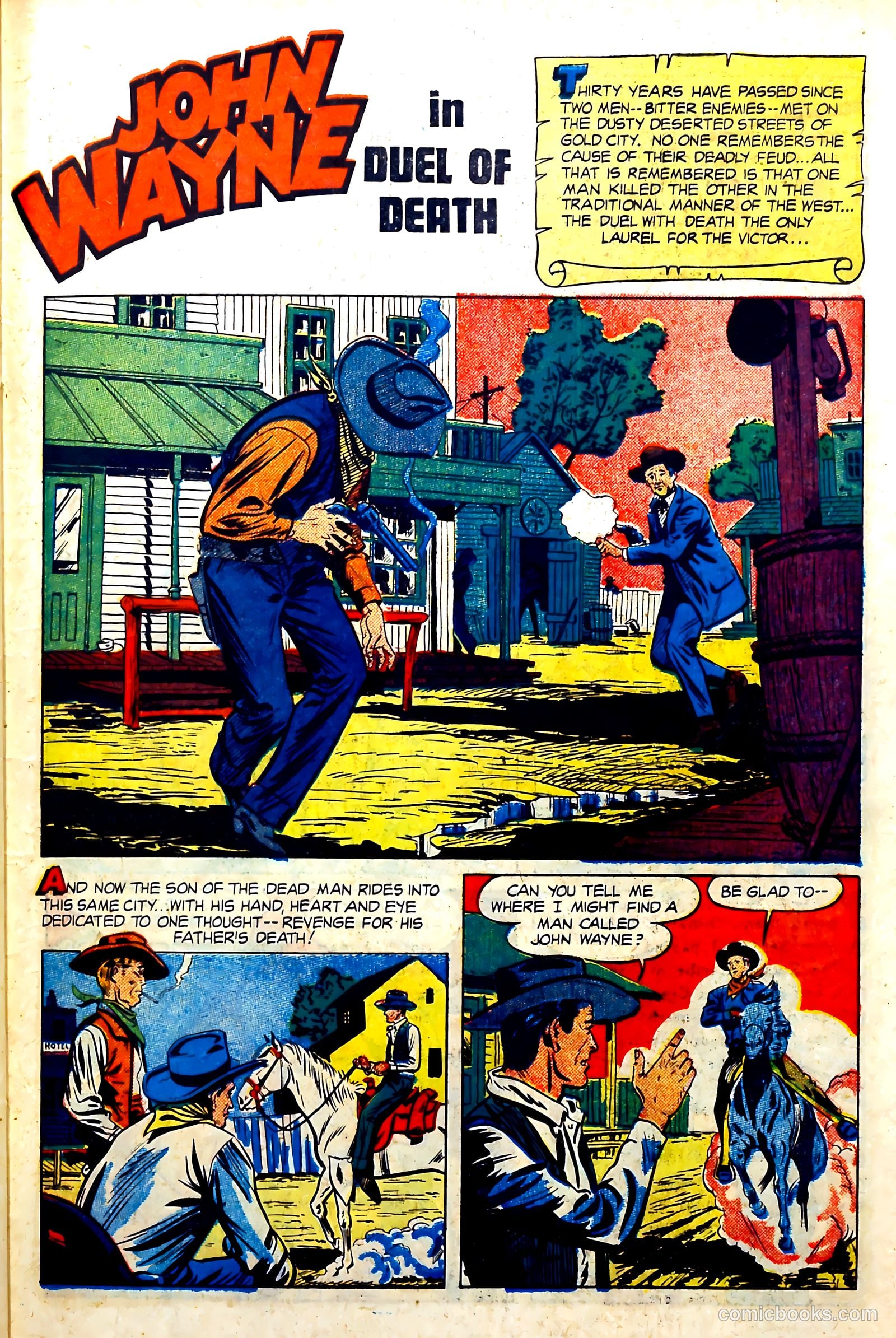 John Wayne Adventure Comics #8 (1951) — page 27 of 36