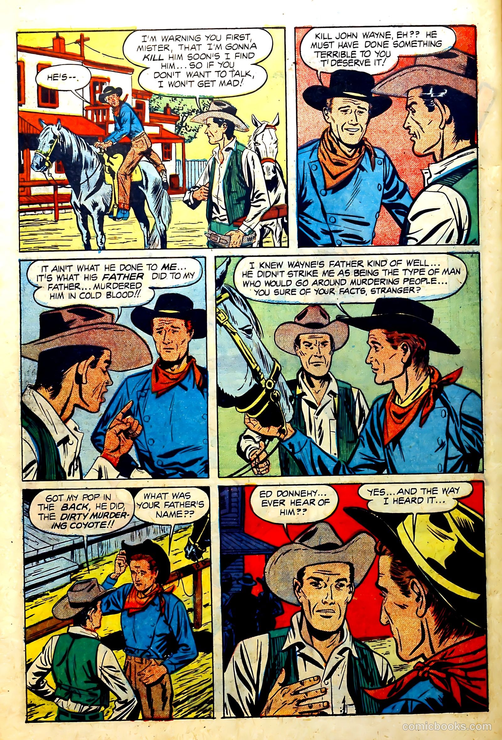 John Wayne Adventure Comics #8 (1951) — page 28 of 36