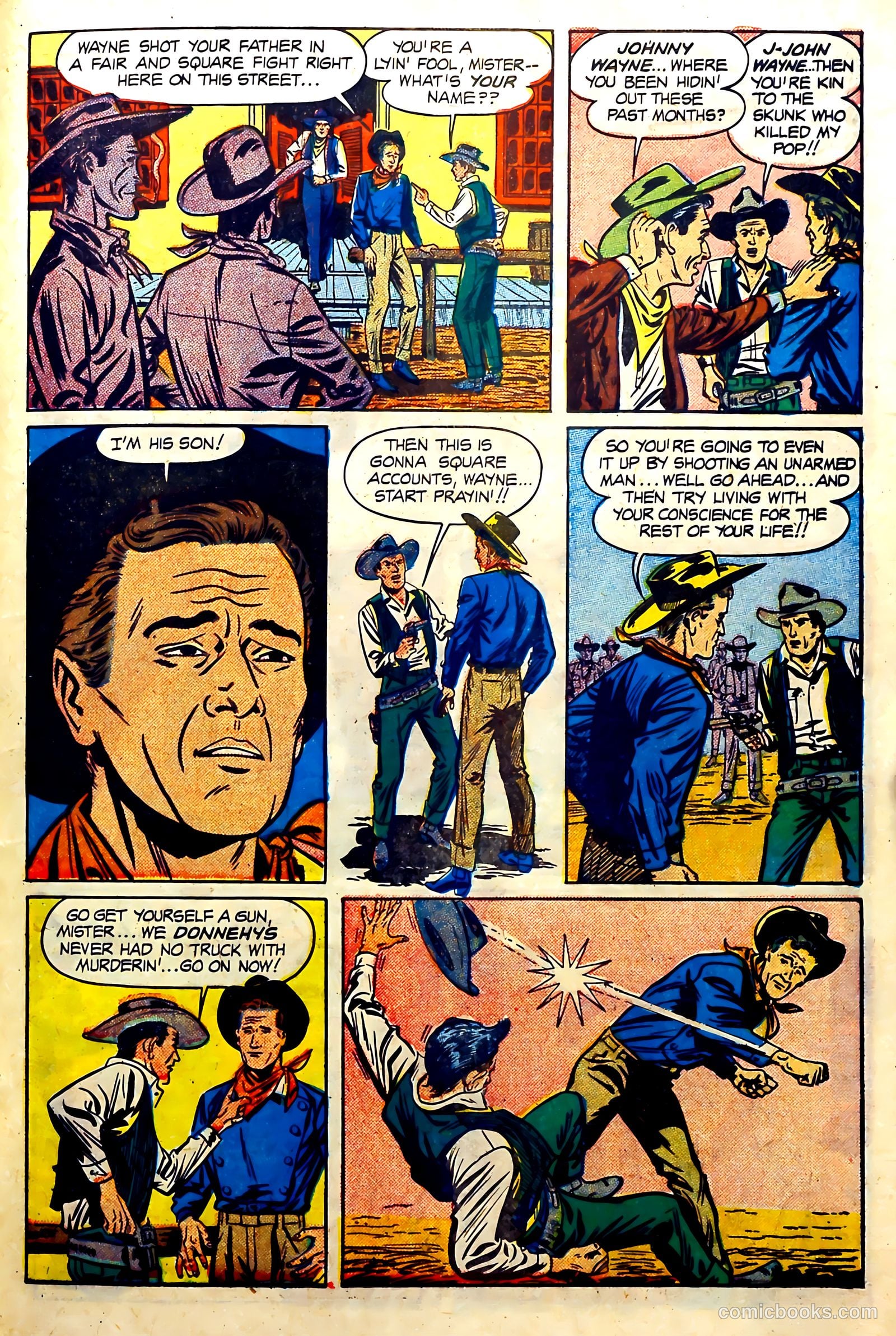 John Wayne Adventure Comics #8 (1951) — page 29 of 36