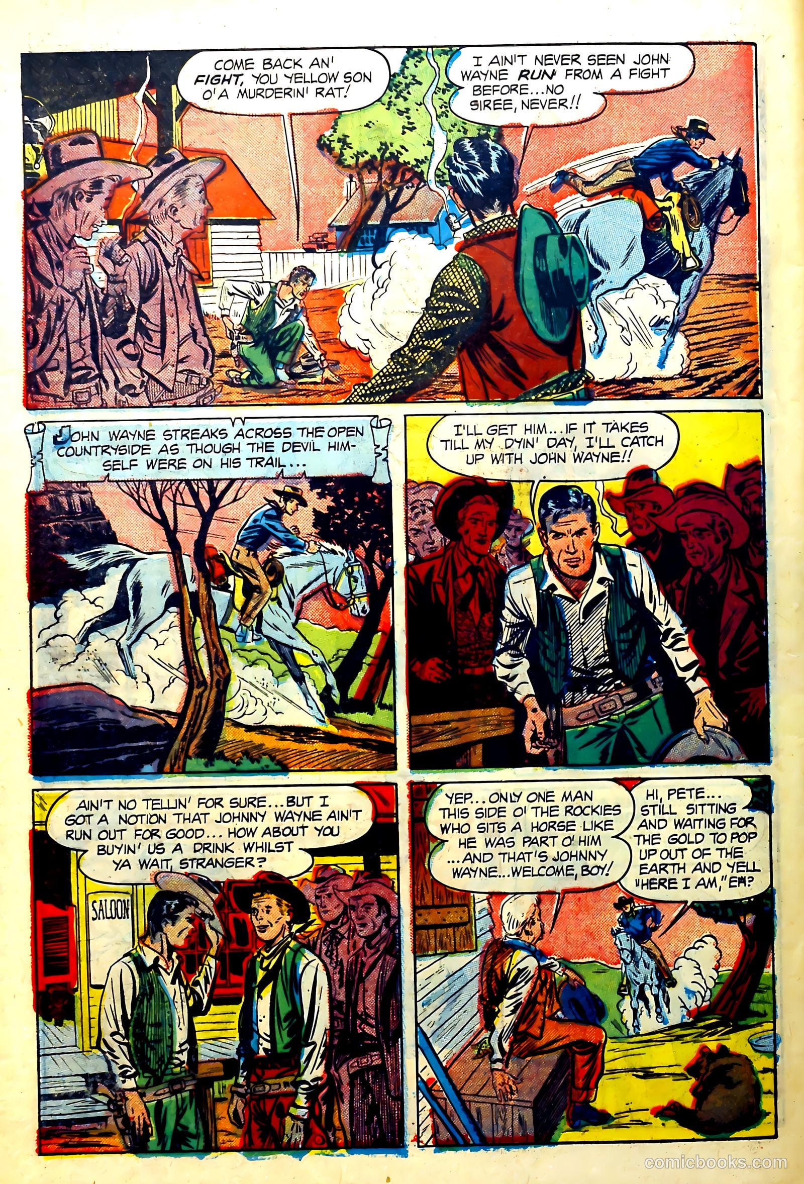 John Wayne Adventure Comics #8 (1951) — page 30 of 36