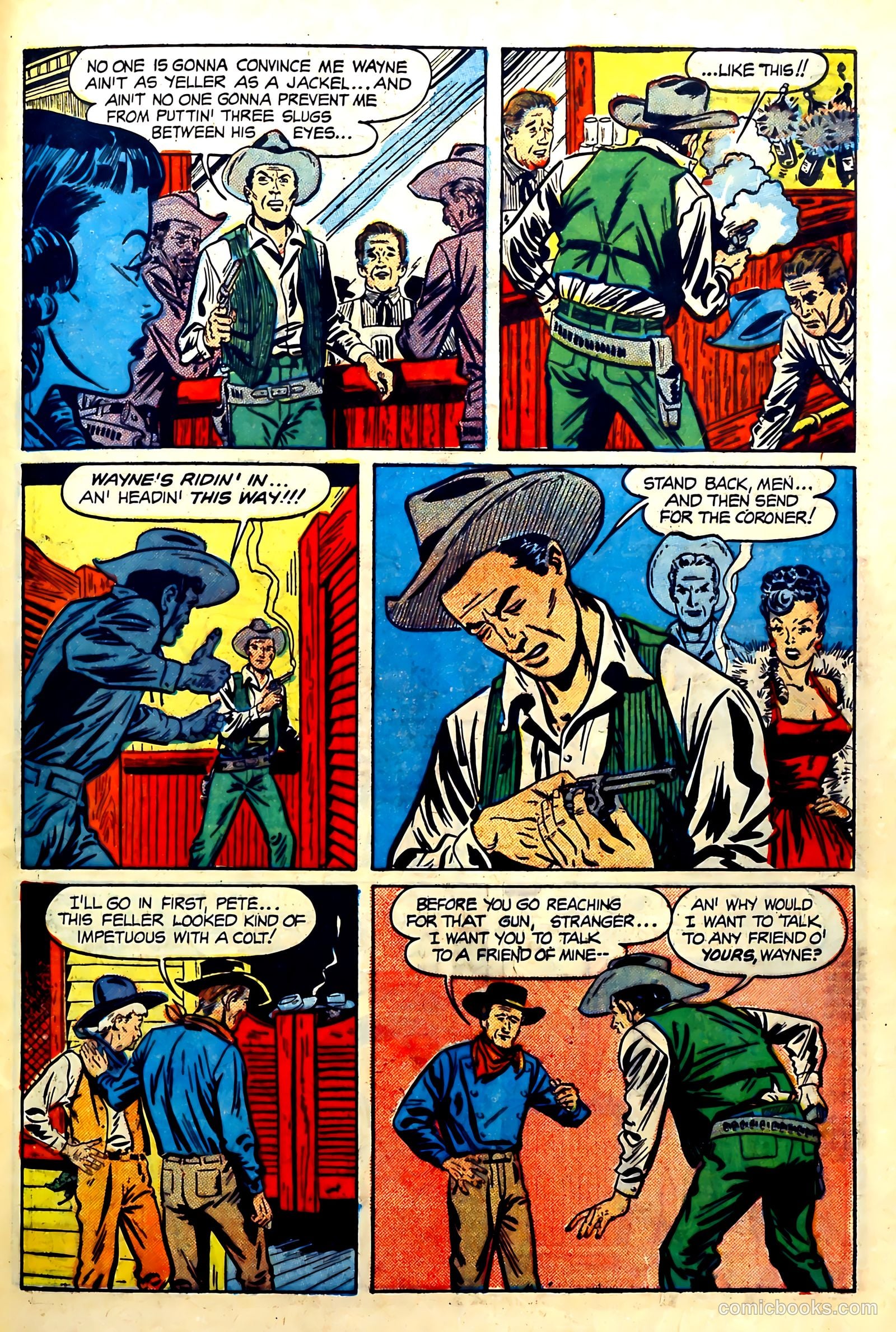 John Wayne Adventure Comics #8 (1951) — page 31 of 36