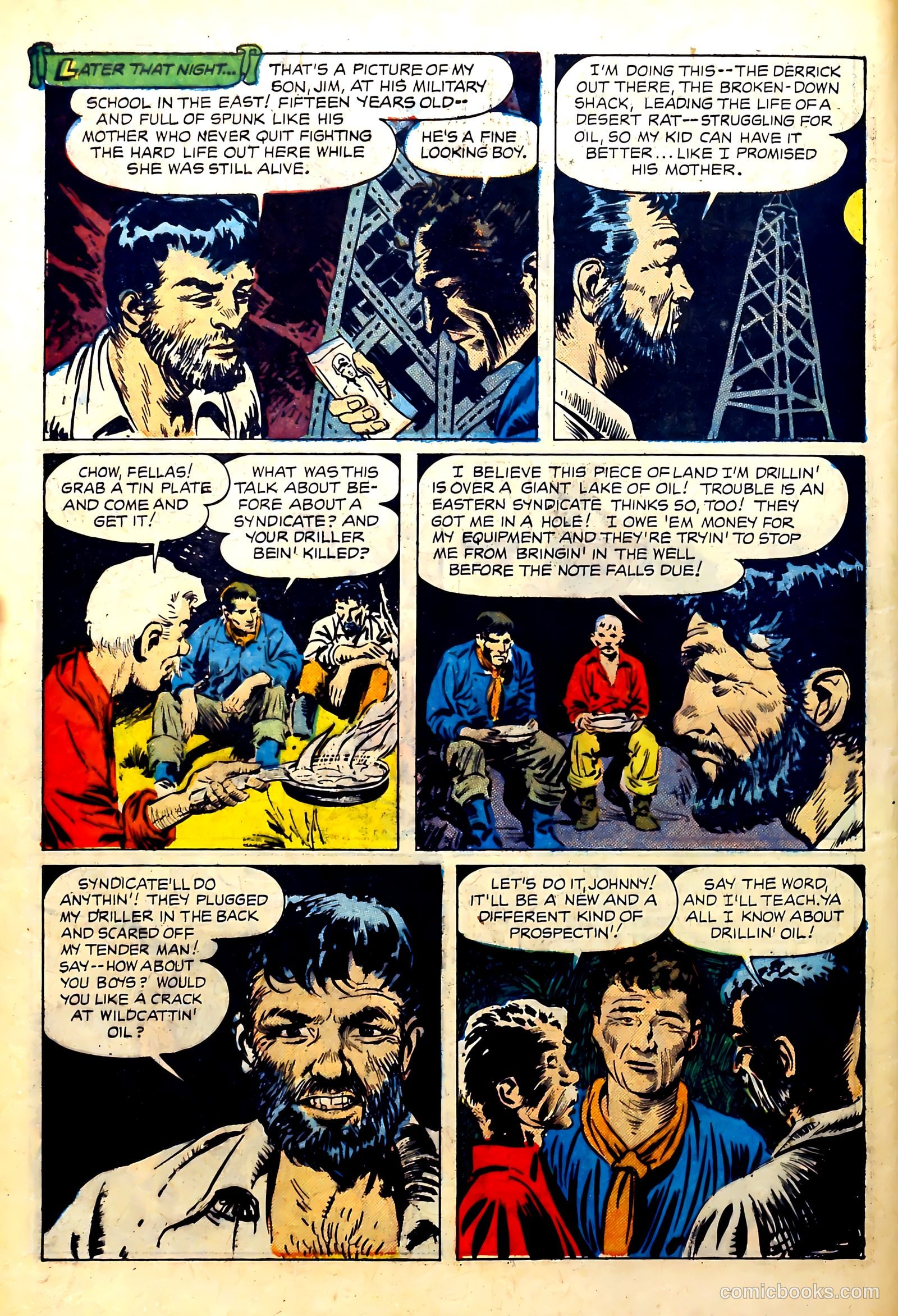 John Wayne Adventure Comics #8 (1951) — page 6 of 36
