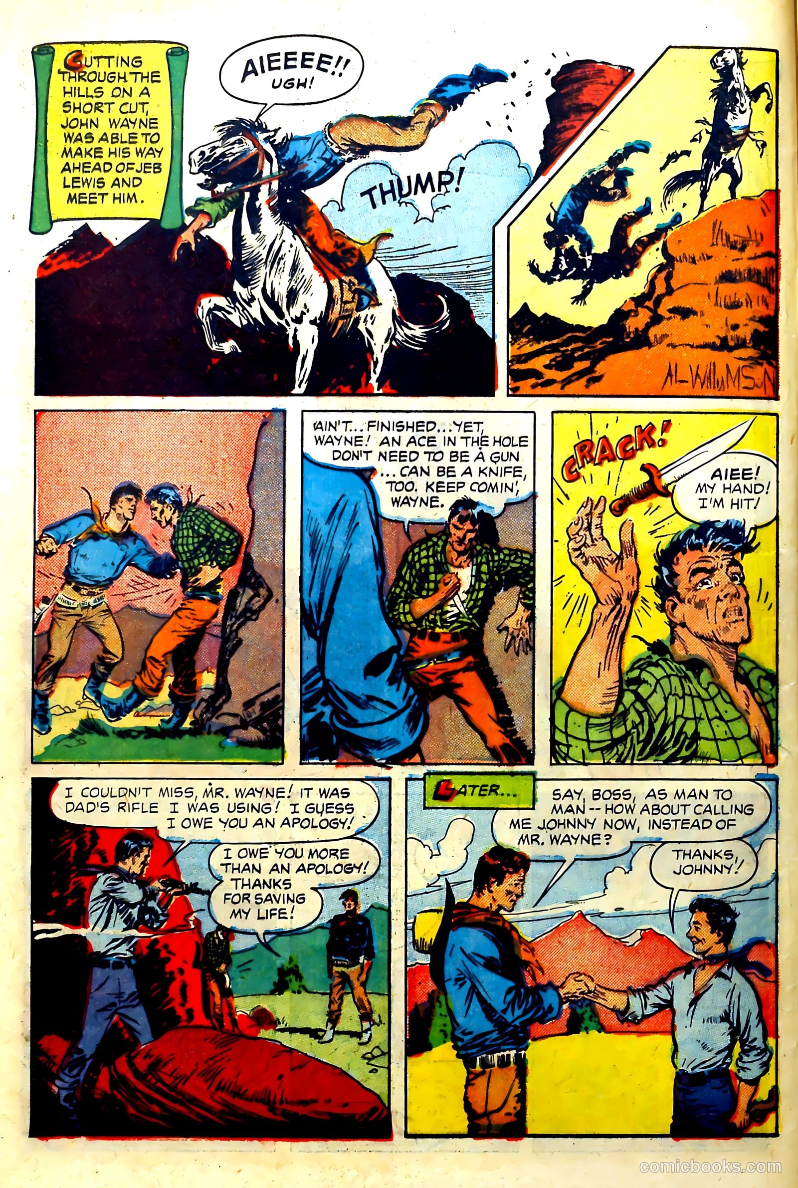 John Wayne Adventure Comics #8 (1951) — page 14 of 36