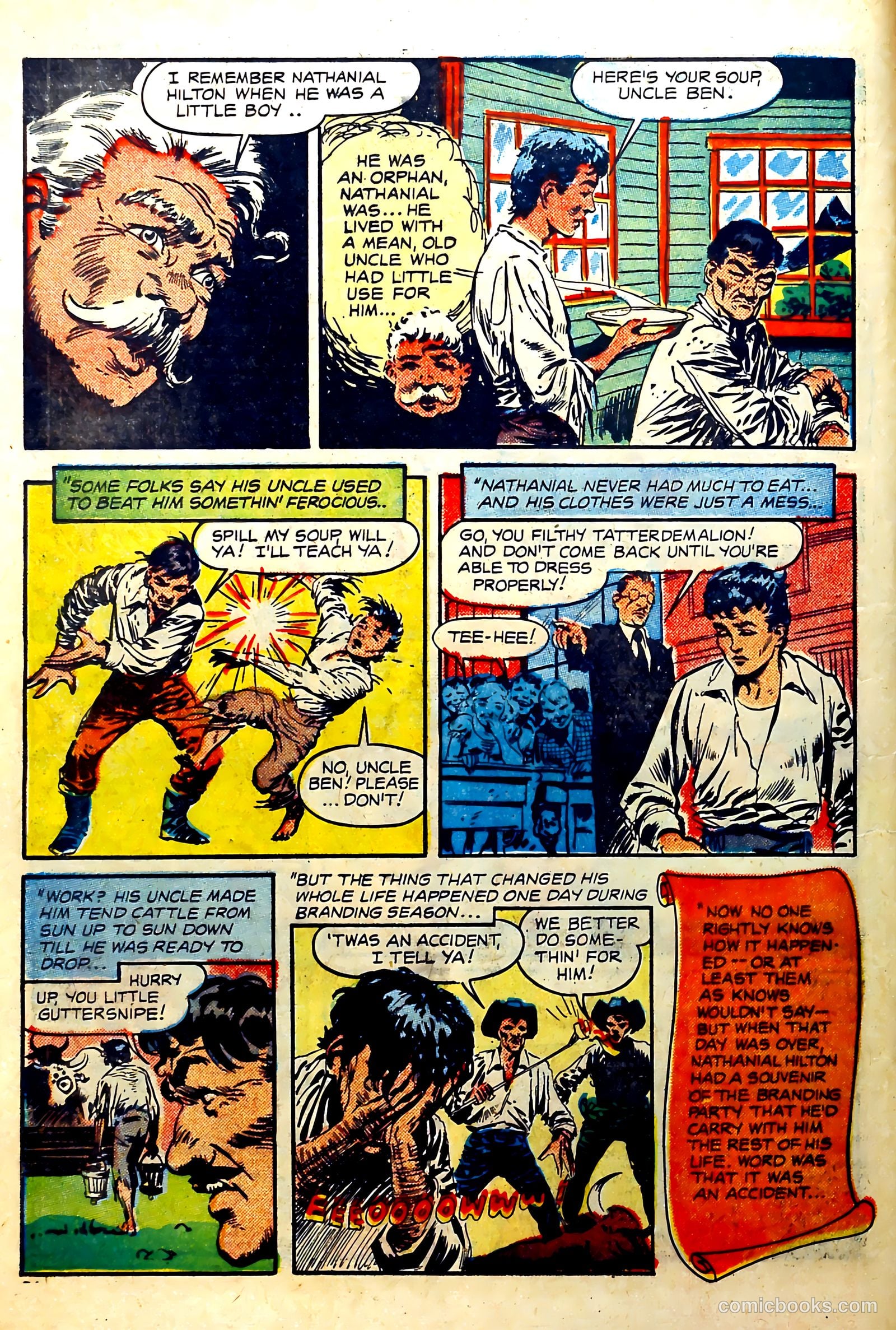 John Wayne Adventure Comics #8 (1951) — page 16 of 36