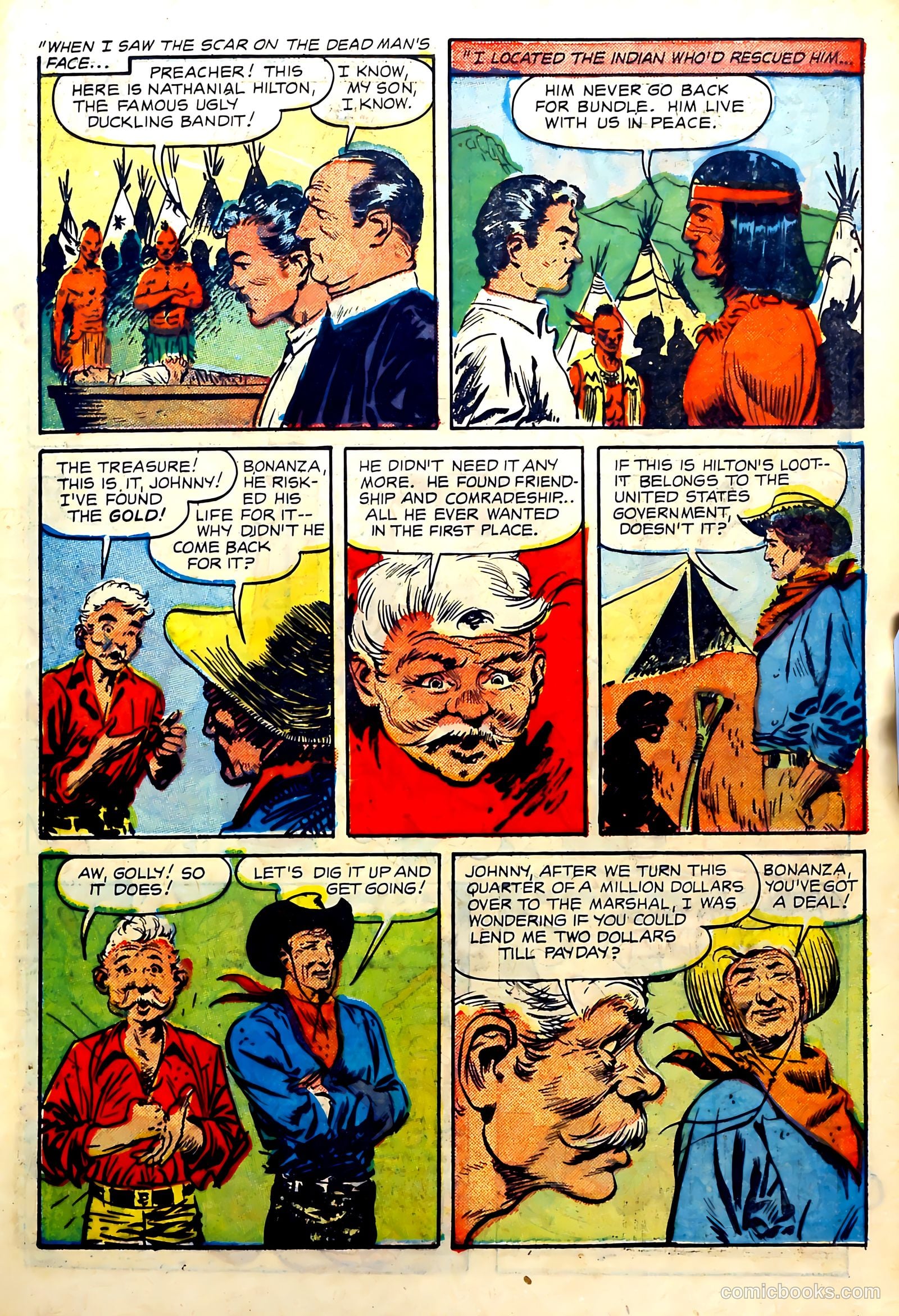 John Wayne Adventure Comics #8 (1951) — page 23 of 36
