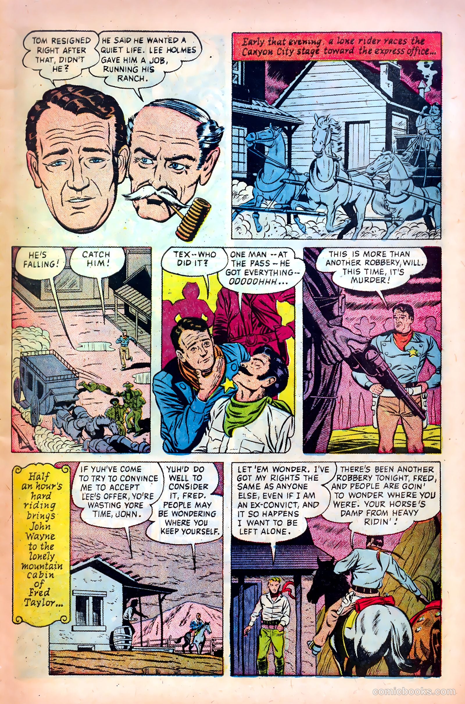 John Wayne Adventure Comics #9 (1951) — page 5 of 36
