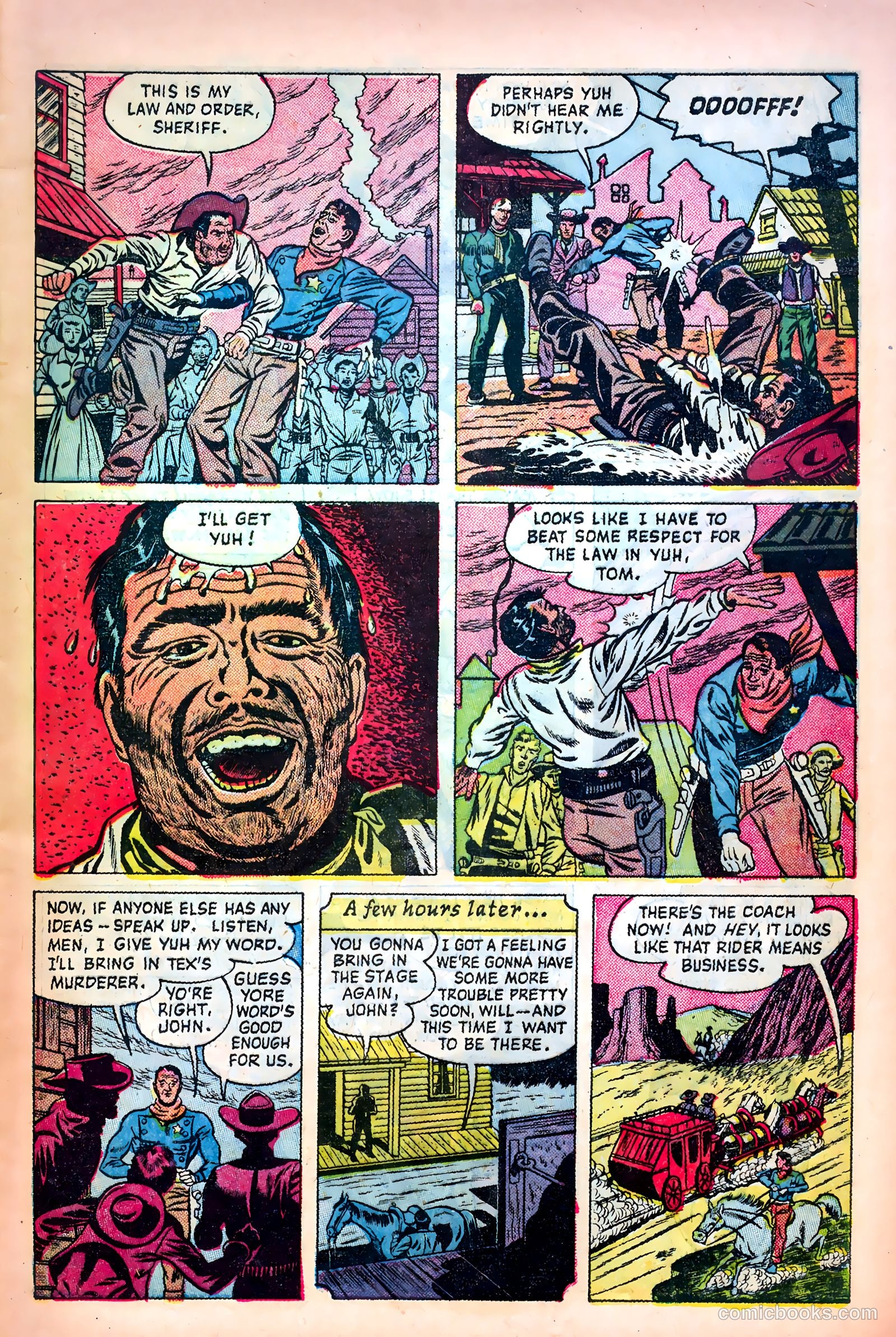 John Wayne Adventure Comics #9 (1951) — page 7 of 36
