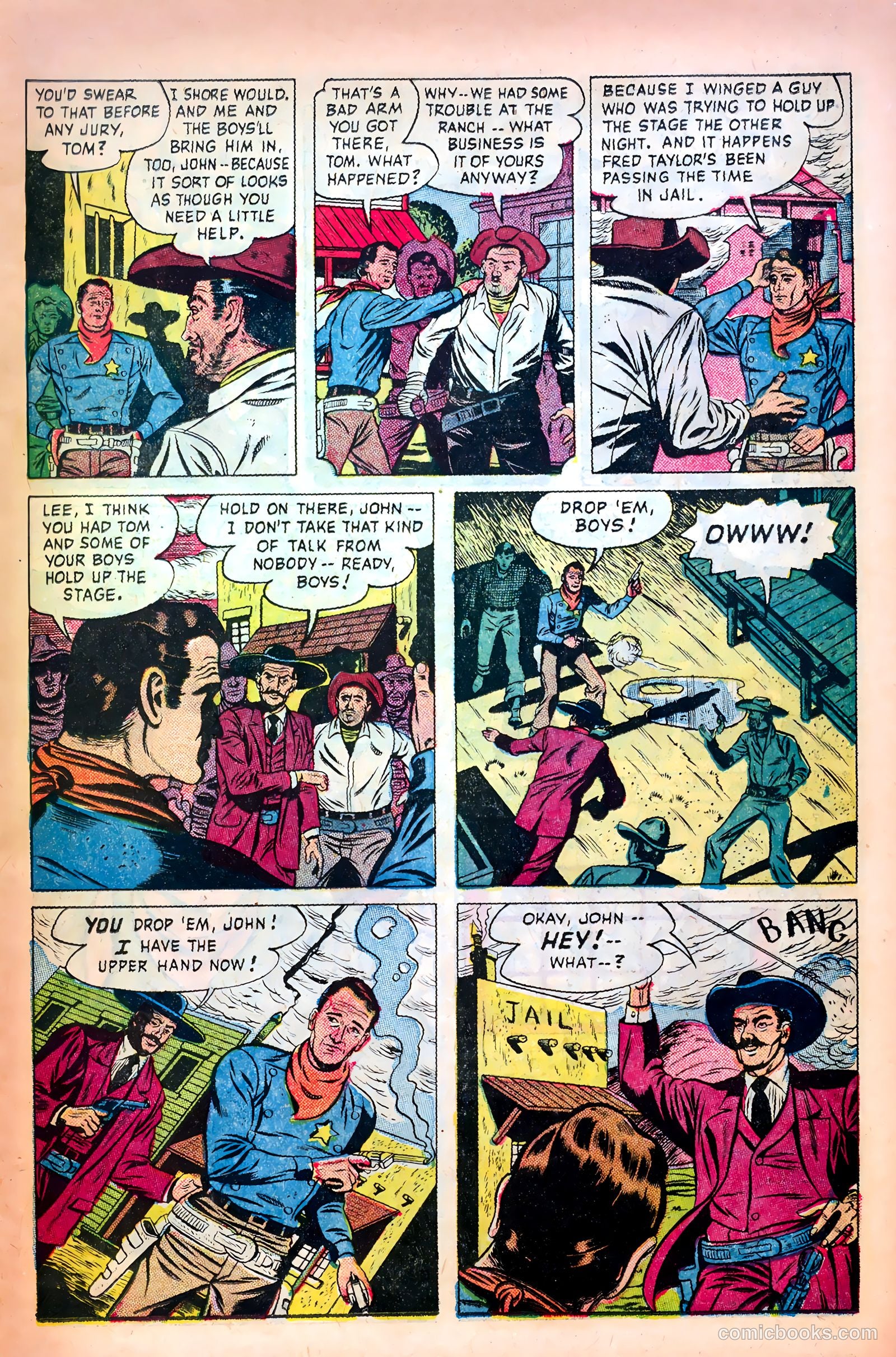 John Wayne Adventure Comics #9 (1951) — page 11 of 36