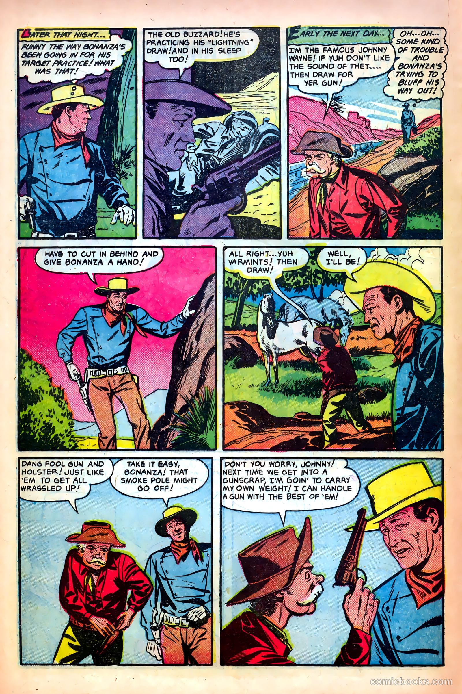 John Wayne Adventure Comics #9 (1951) — page 14 of 36