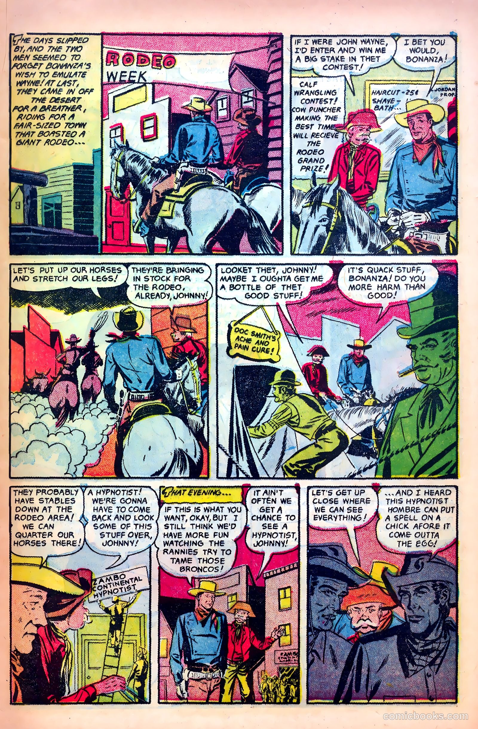 John Wayne Adventure Comics #9 (1951) — page 15 of 36