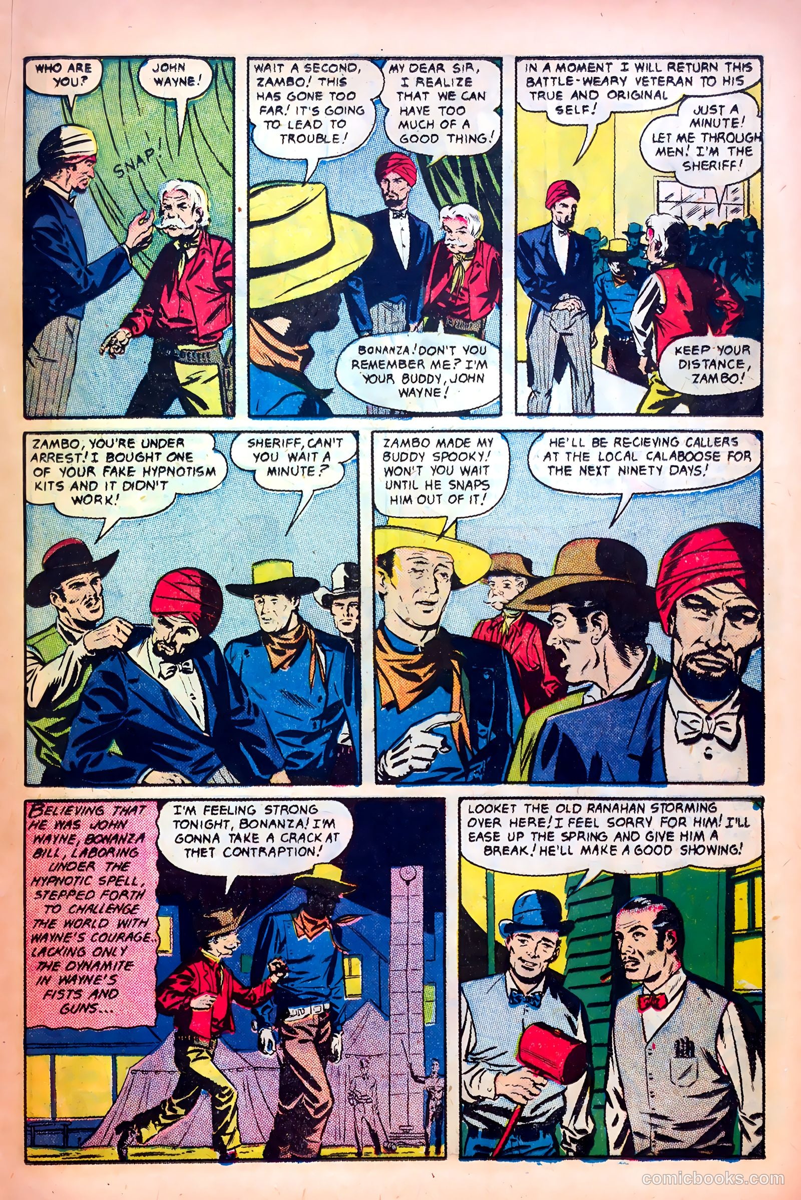 John Wayne Adventure Comics #9 (1951) — page 17 of 36