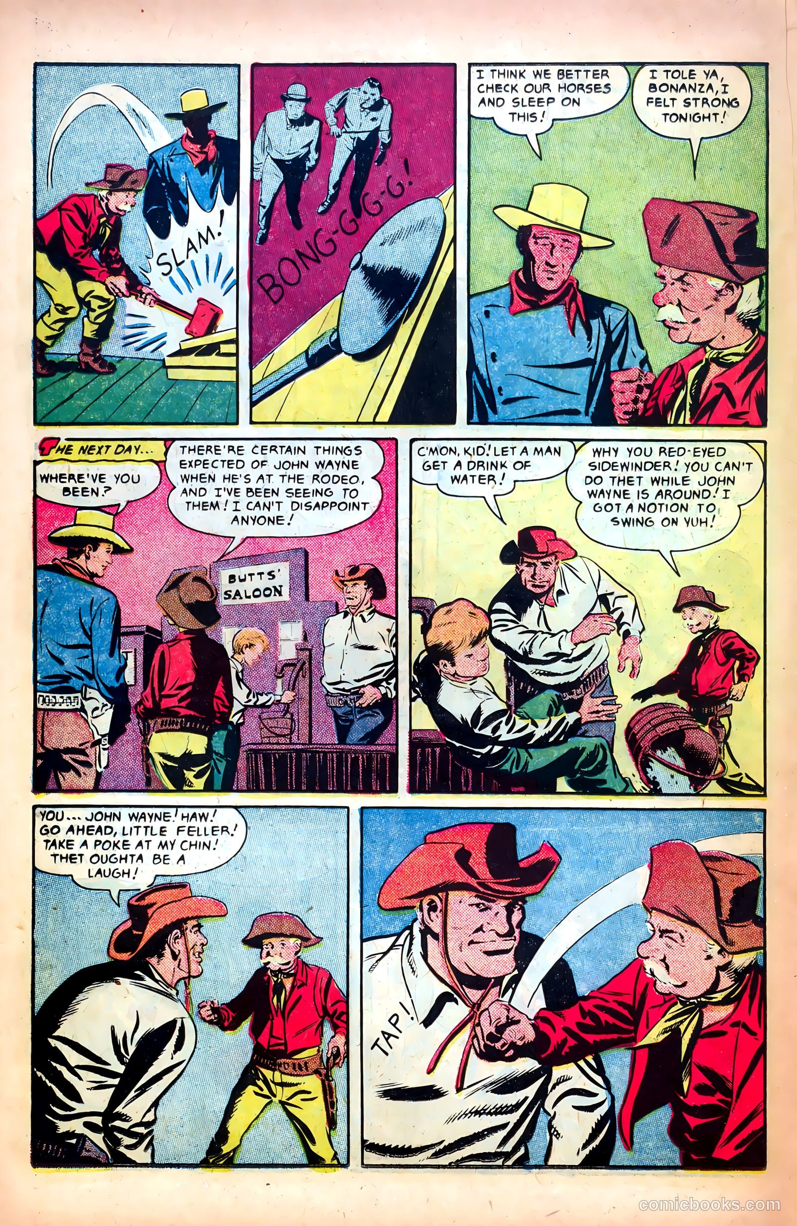 John Wayne Adventure Comics #9 (1951) — page 18 of 36