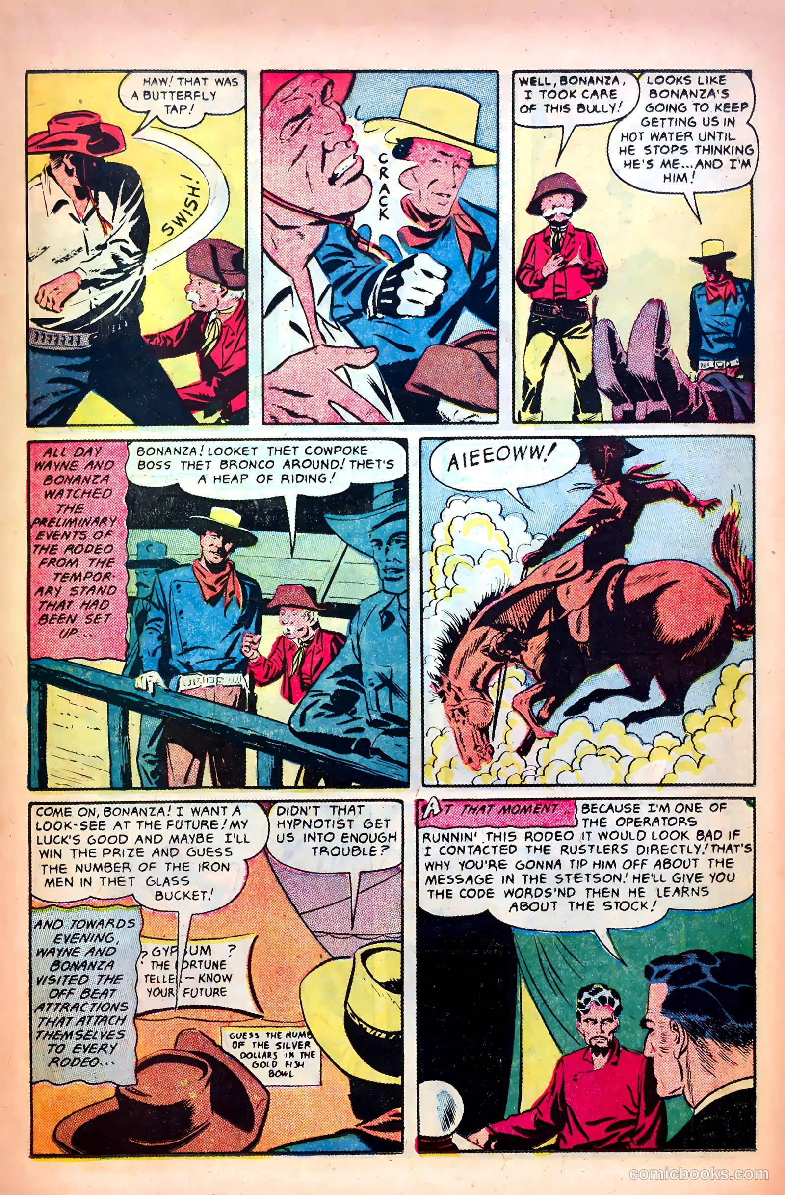 John Wayne Adventure Comics #9 (1951) — page 19 of 36