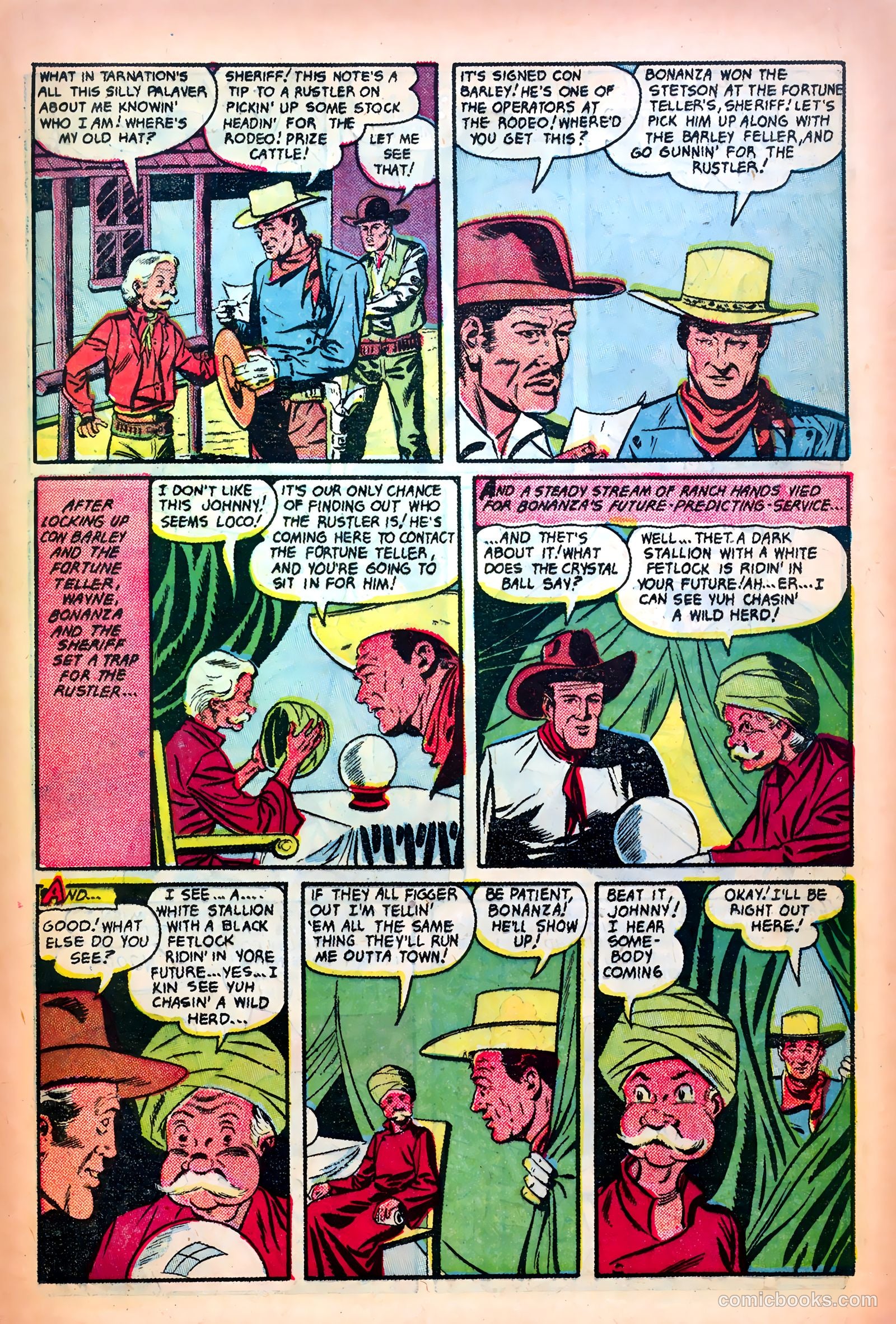 John Wayne Adventure Comics #9 (1951) — page 23 of 36