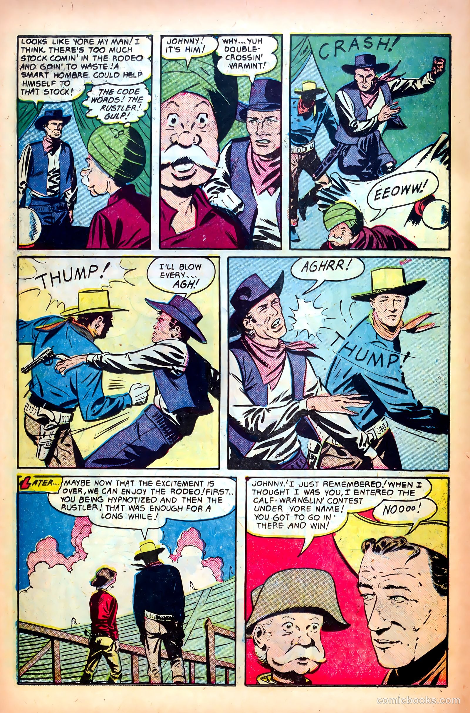 John Wayne Adventure Comics #9 (1951) — page 24 of 36