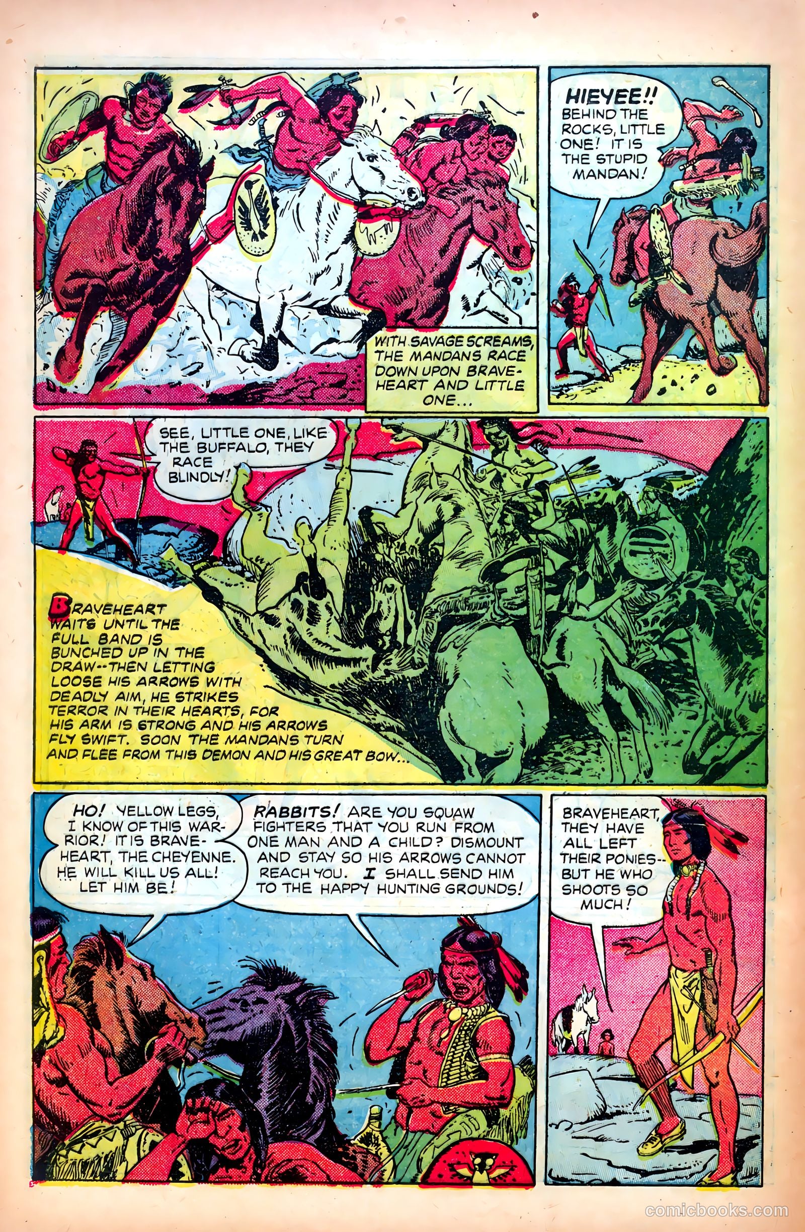 John Wayne Adventure Comics #9 (1951) — page 30 of 36