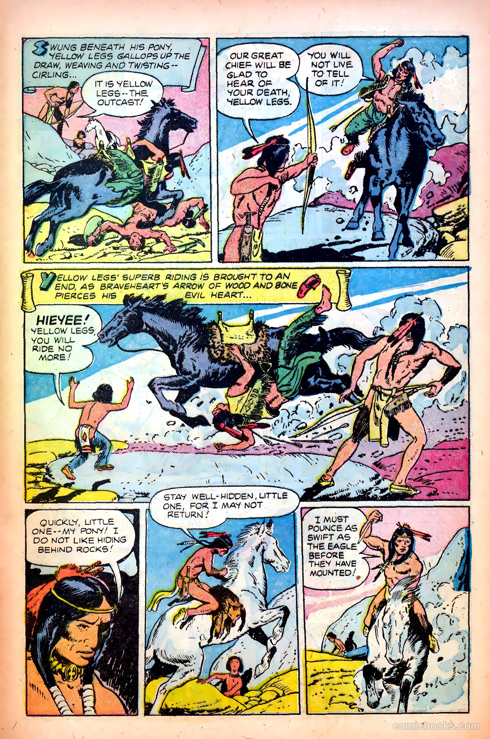 John Wayne Adventure Comics #9 (1951) — page 31 of 36