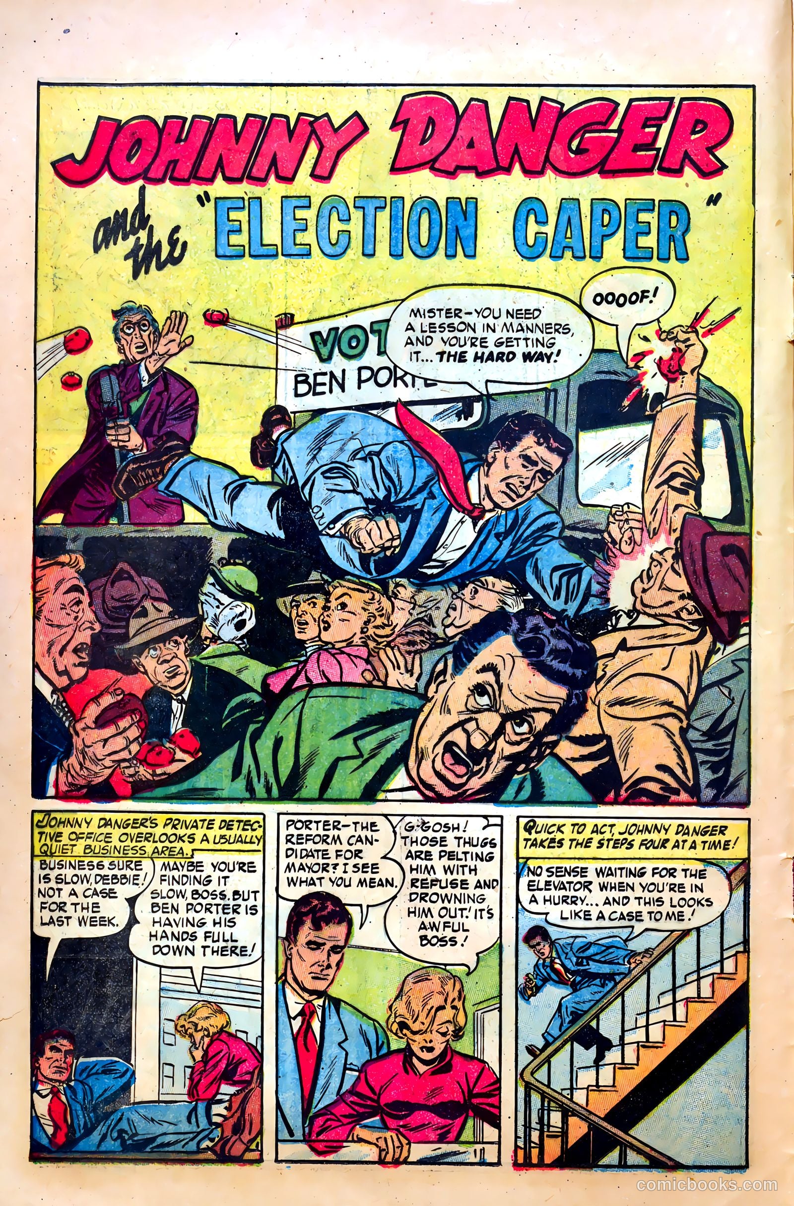 Johnny Danger #1 (1954) — page 14 of 36