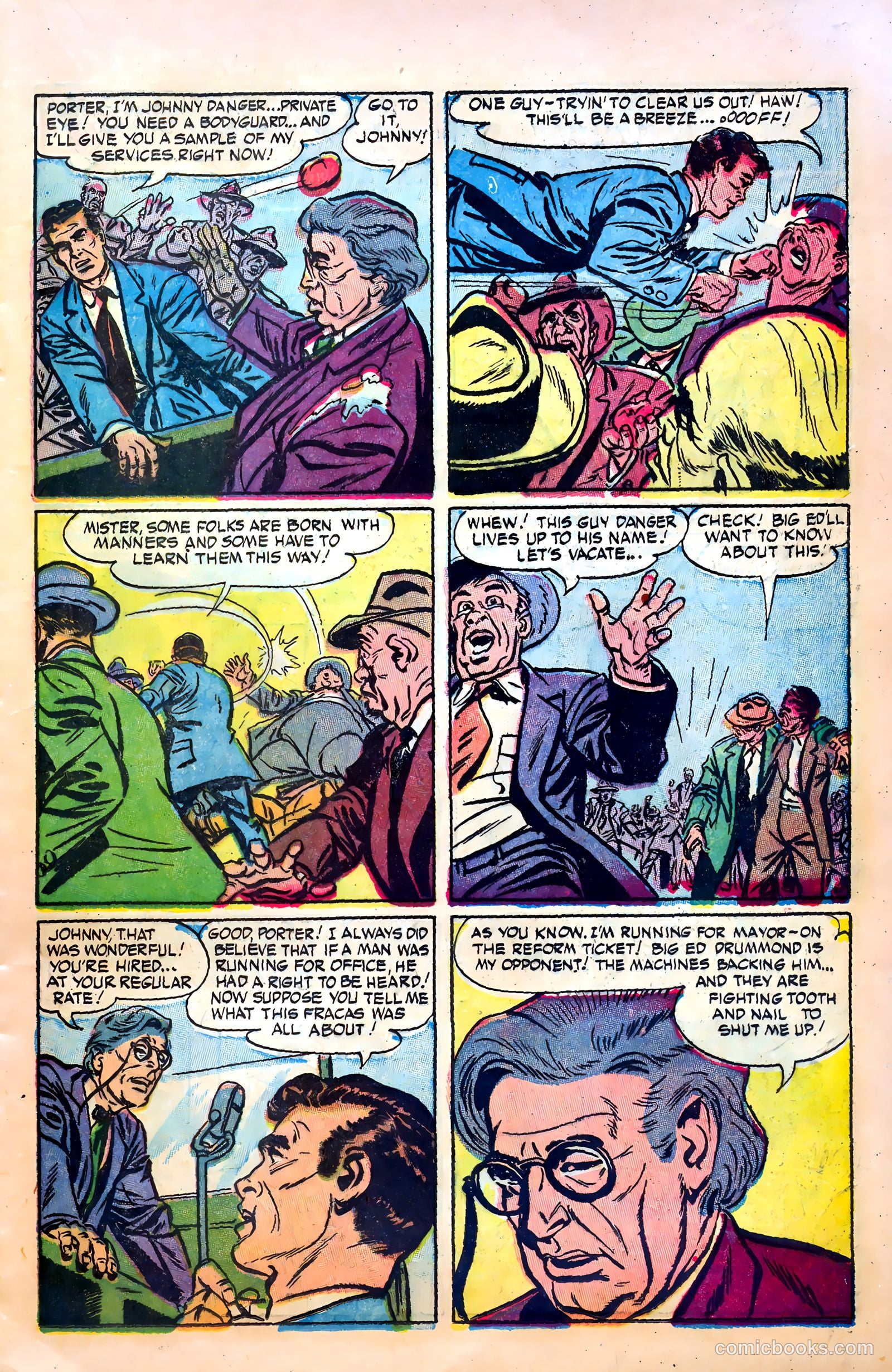 Johnny Danger #1 (1954) — page 15 of 36