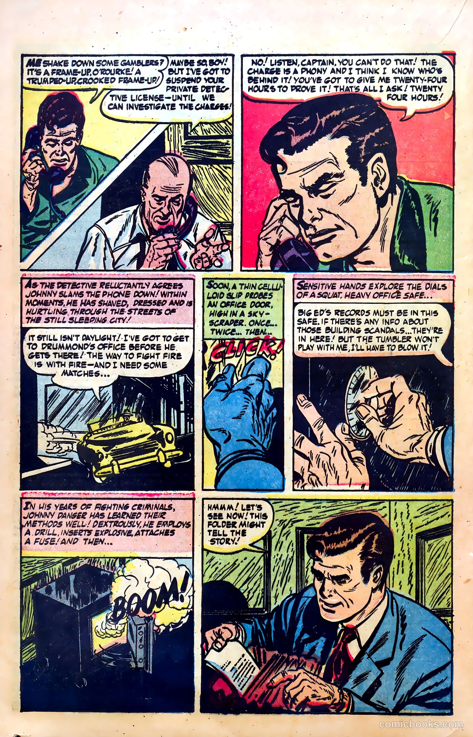Johnny Danger #1 (1954) — page 20 of 36