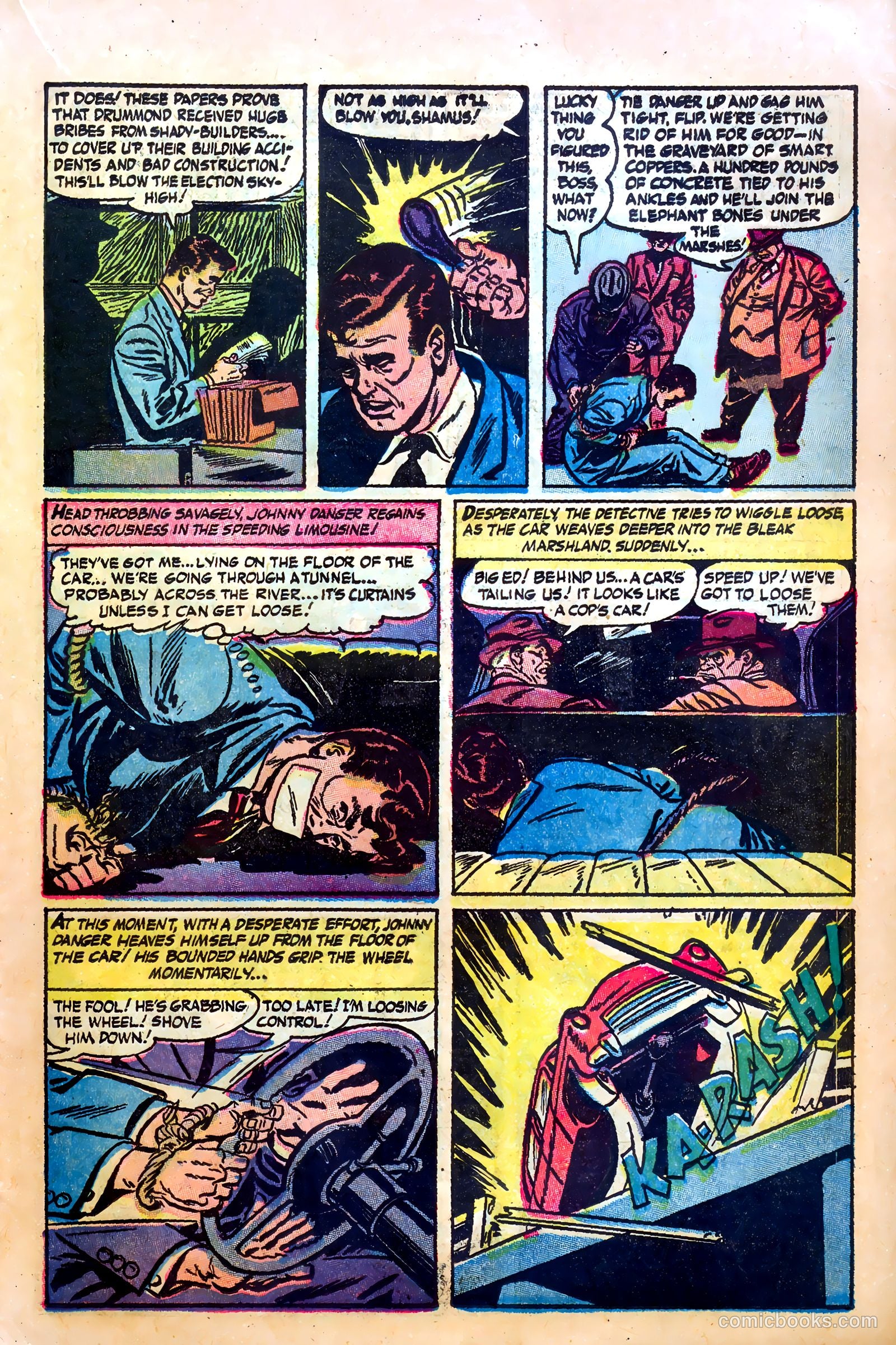 Johnny Danger #1 (1954) — page 21 of 36