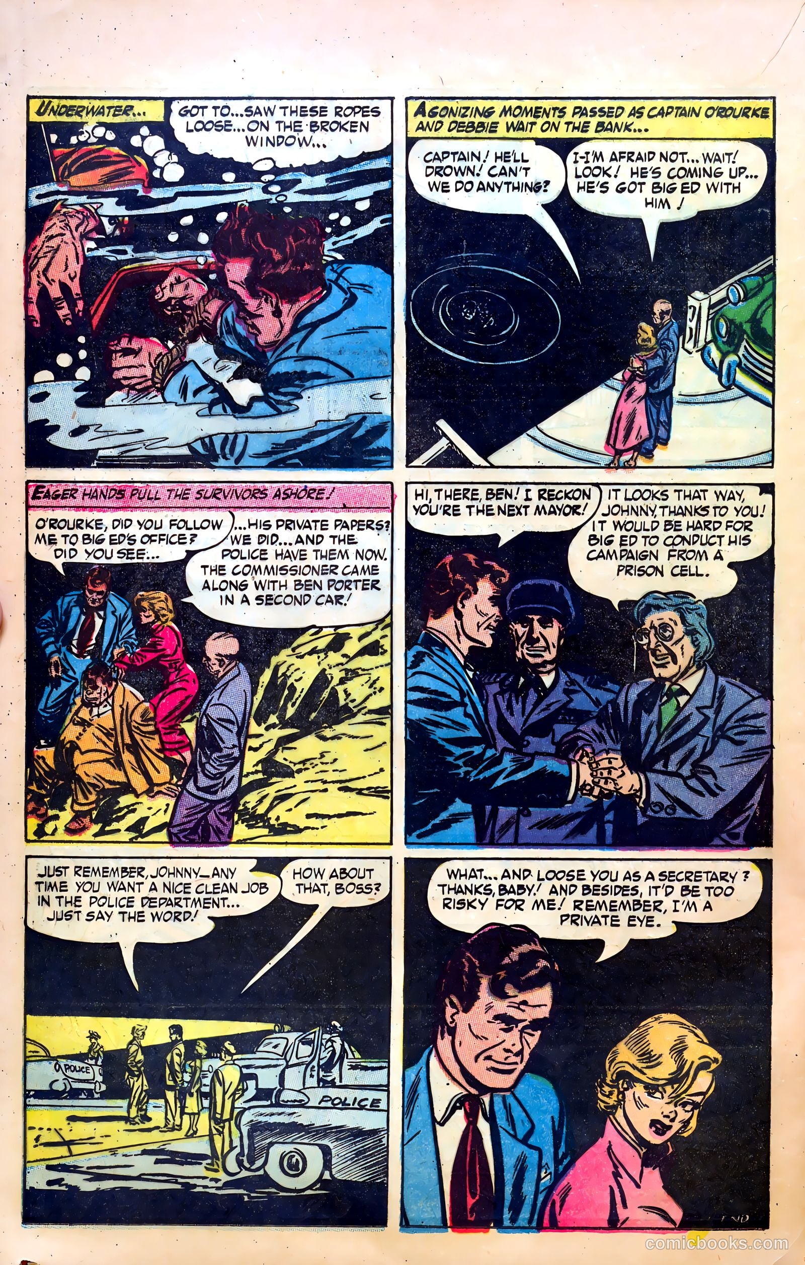 Johnny Danger #1 (1954) — page 22 of 36