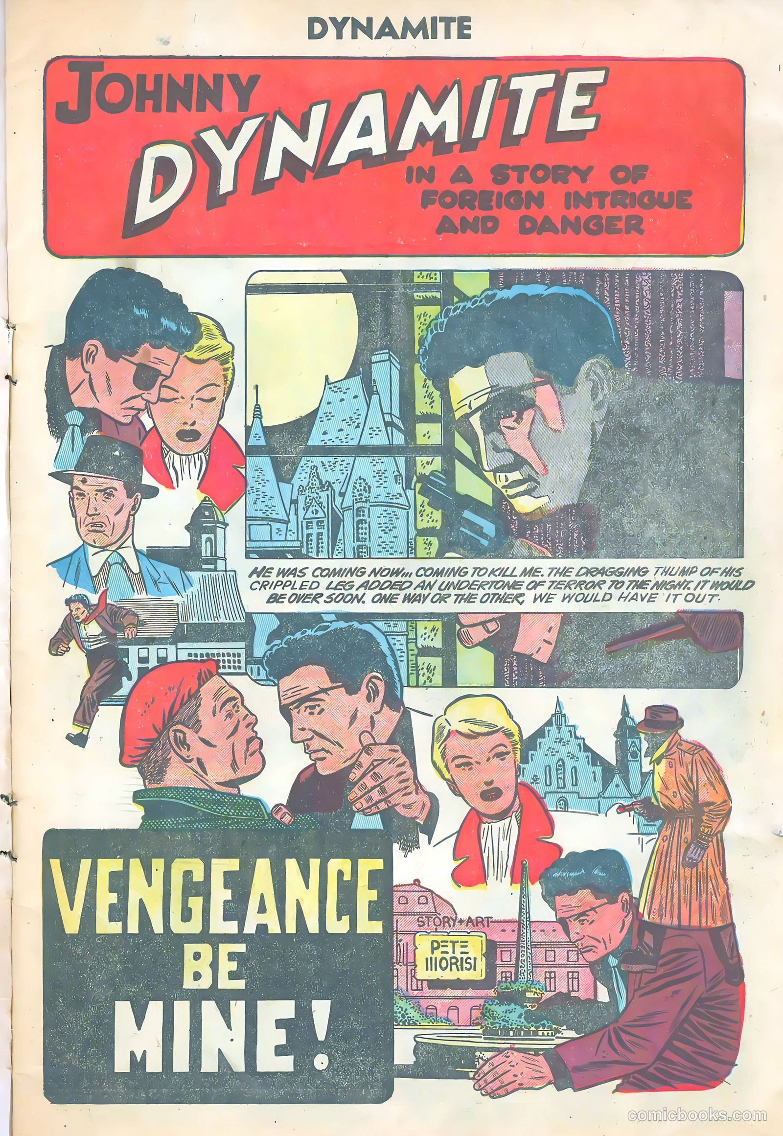 Johnny Dynamite #10 (1955) — page 3 of 36