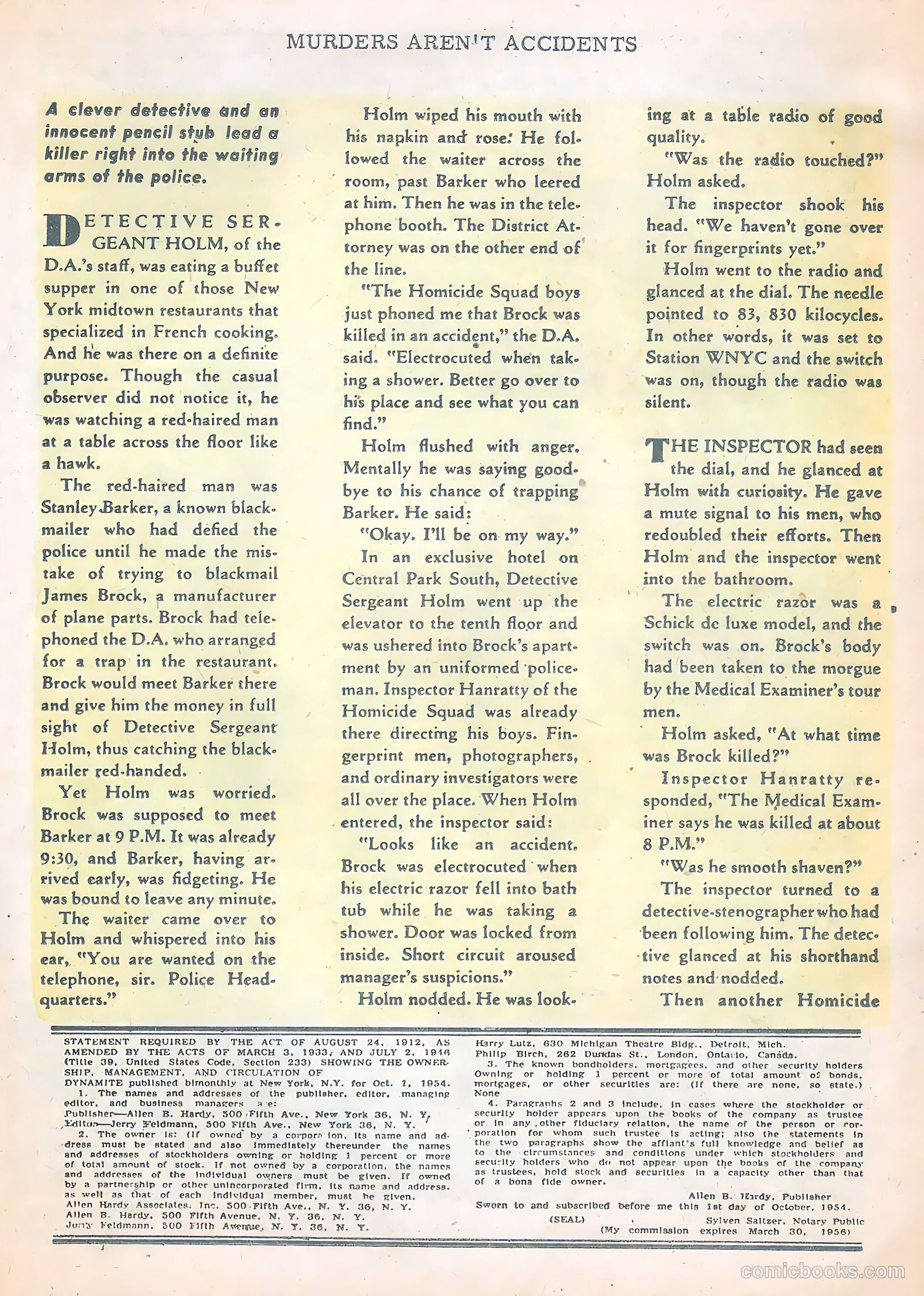 Johnny Dynamite #10 (1955) — page 19 of 36
