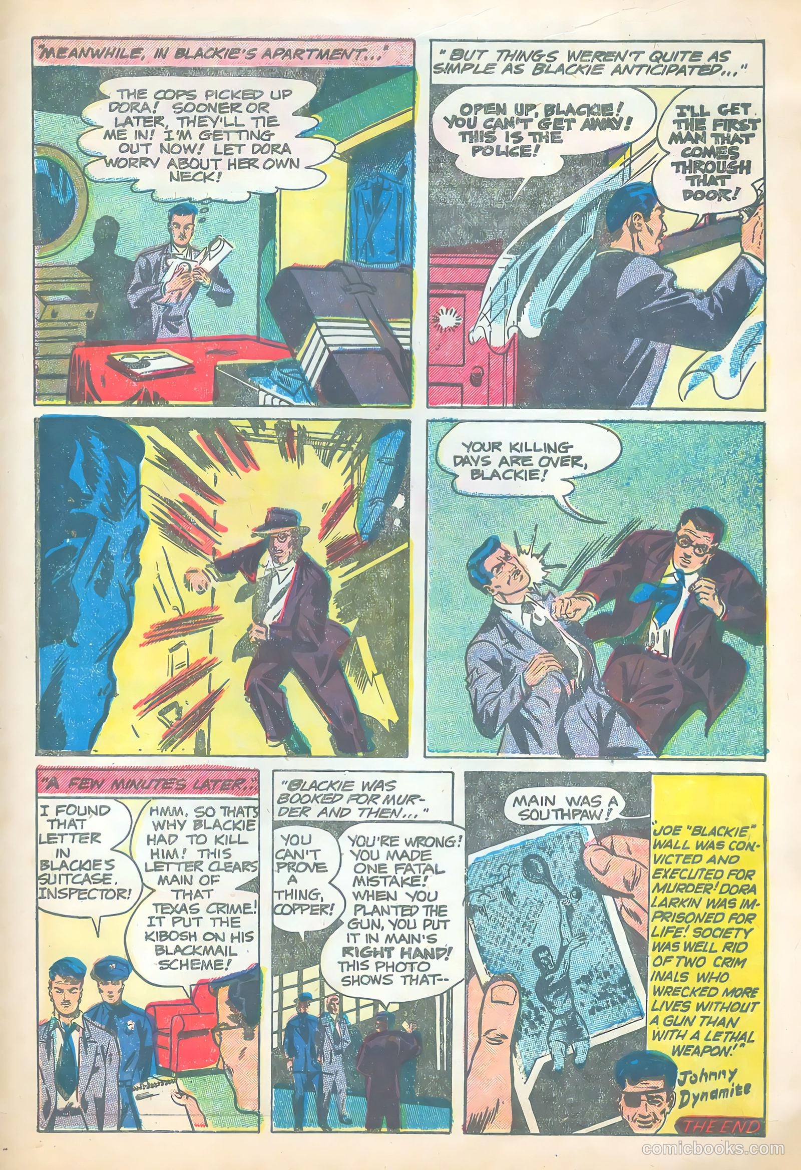 Johnny Dynamite #10 (1955) — page 33 of 36