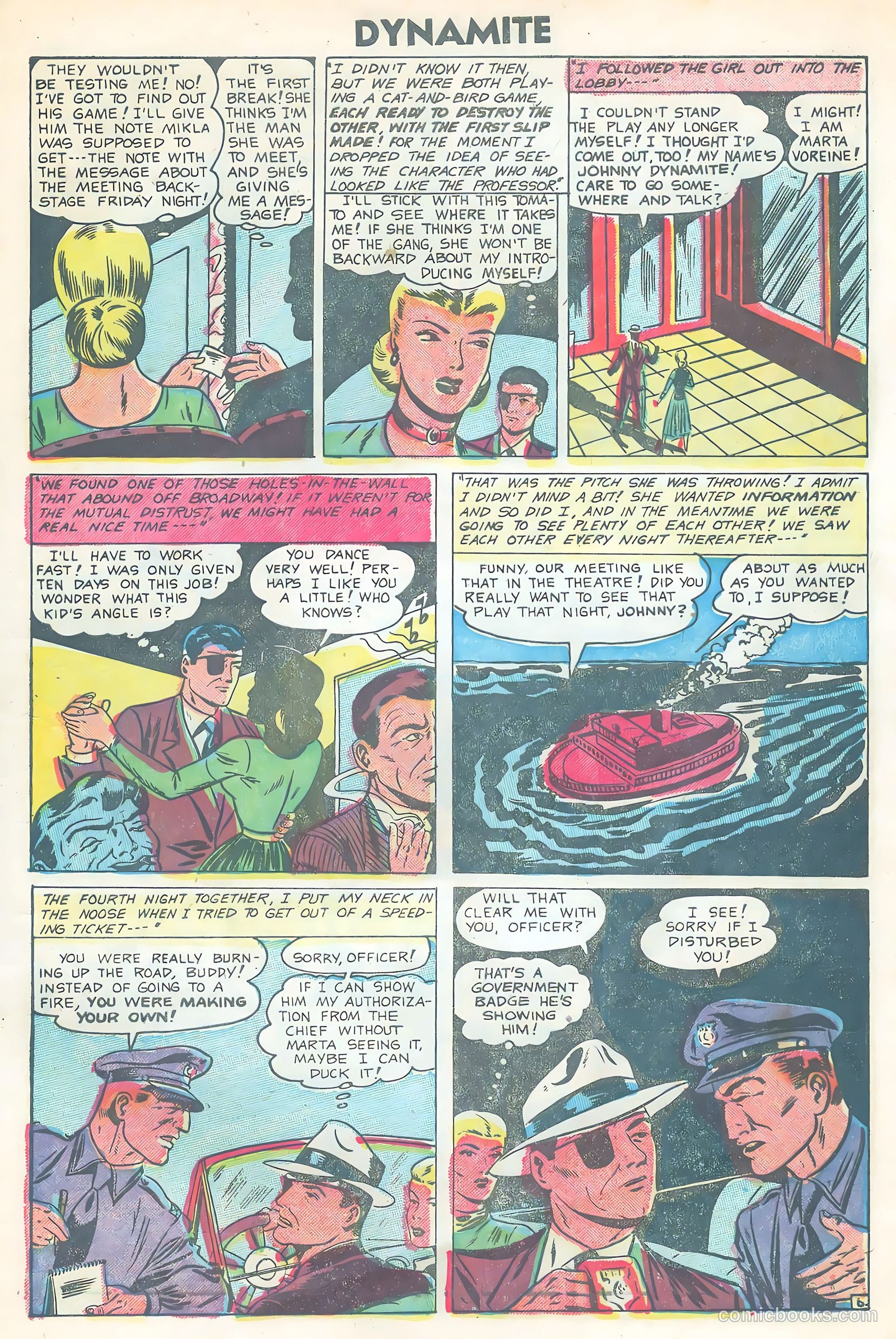 Johnny Dynamite #11 (1955) — page 9 of 36