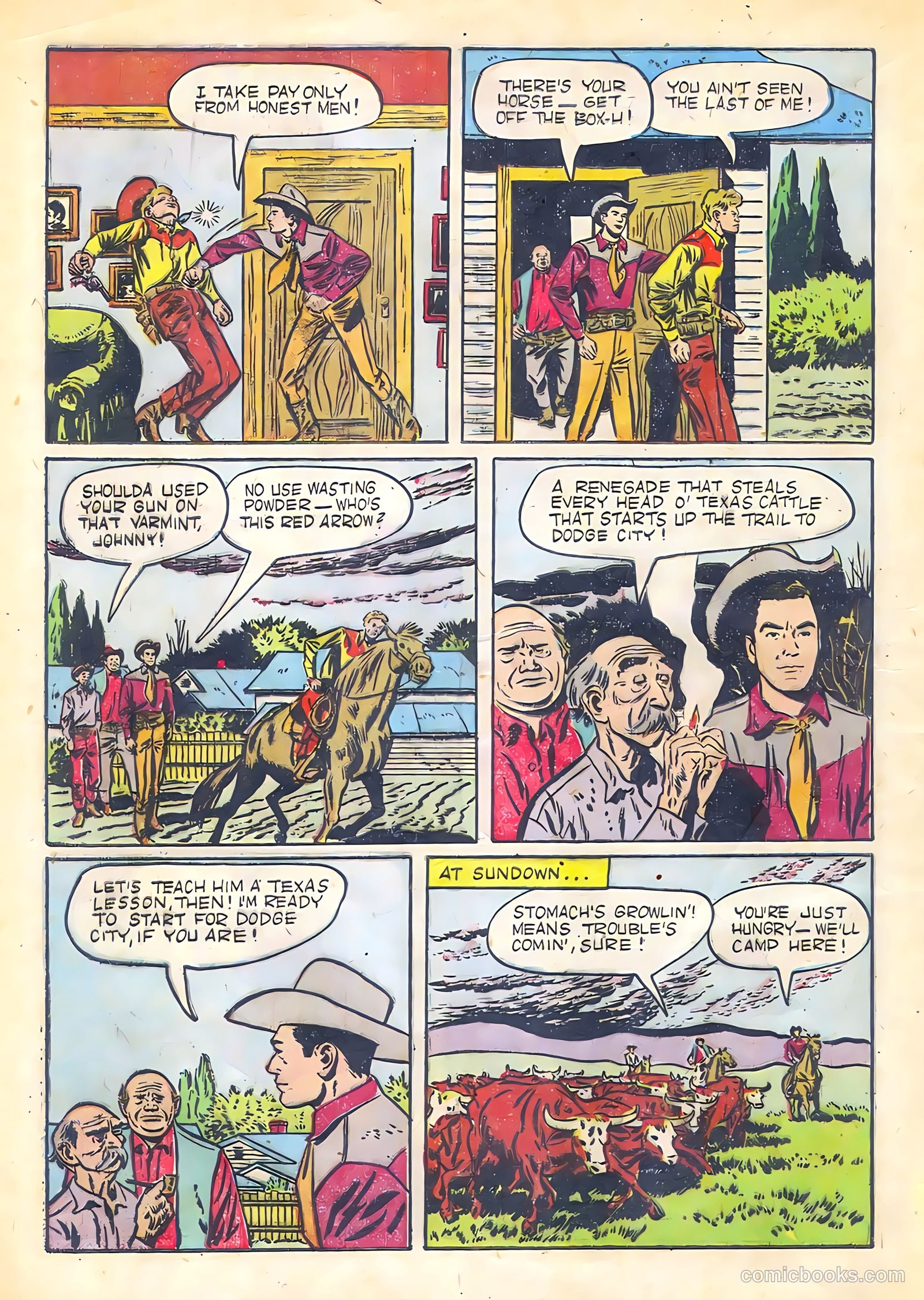 Johnny Mack Brown #1 (1950) — page 4 of 52