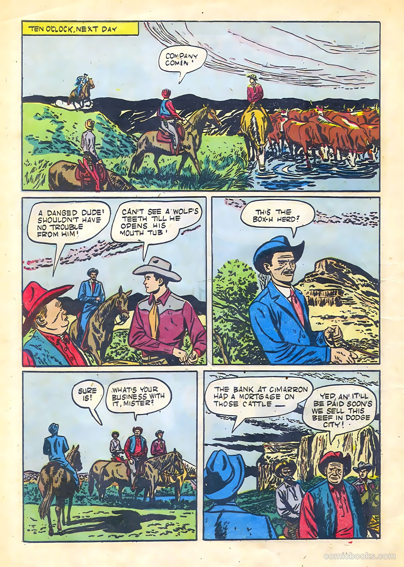 Johnny Mack Brown #1 (1950) — page 8 of 52