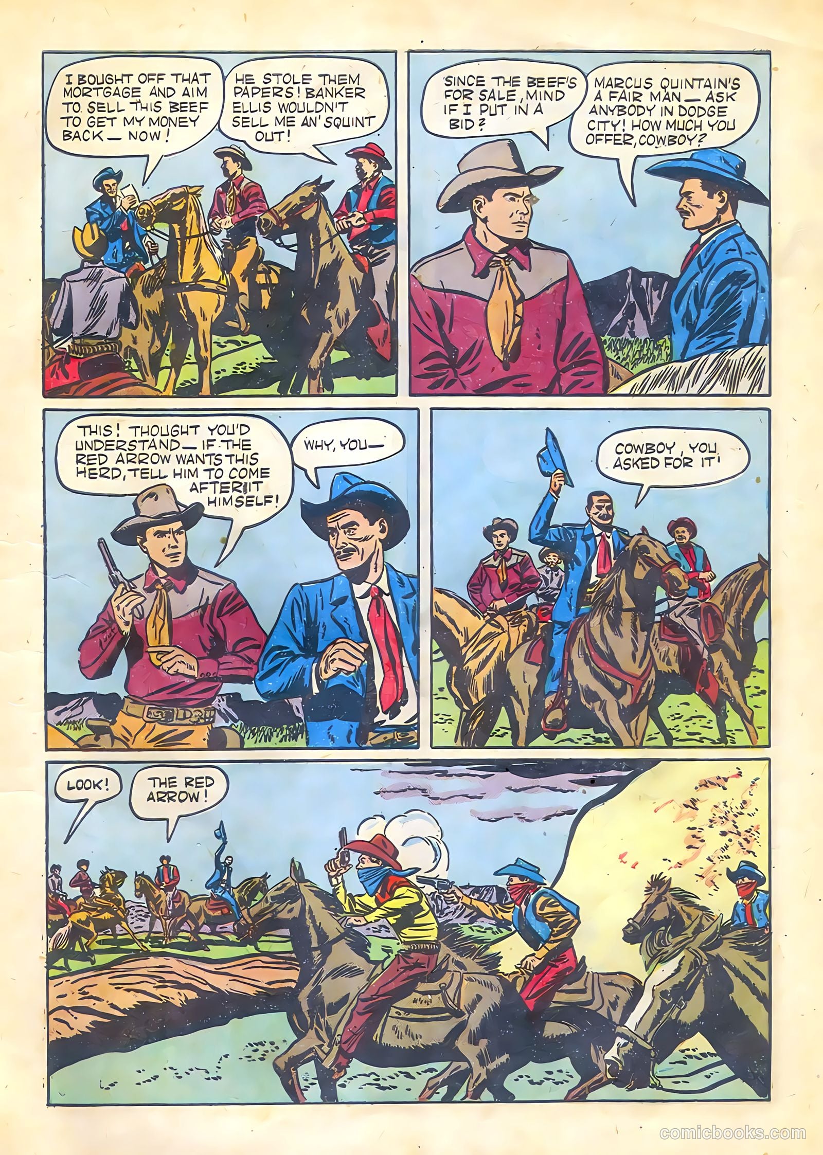Johnny Mack Brown #1 (1950) — page 9 of 52