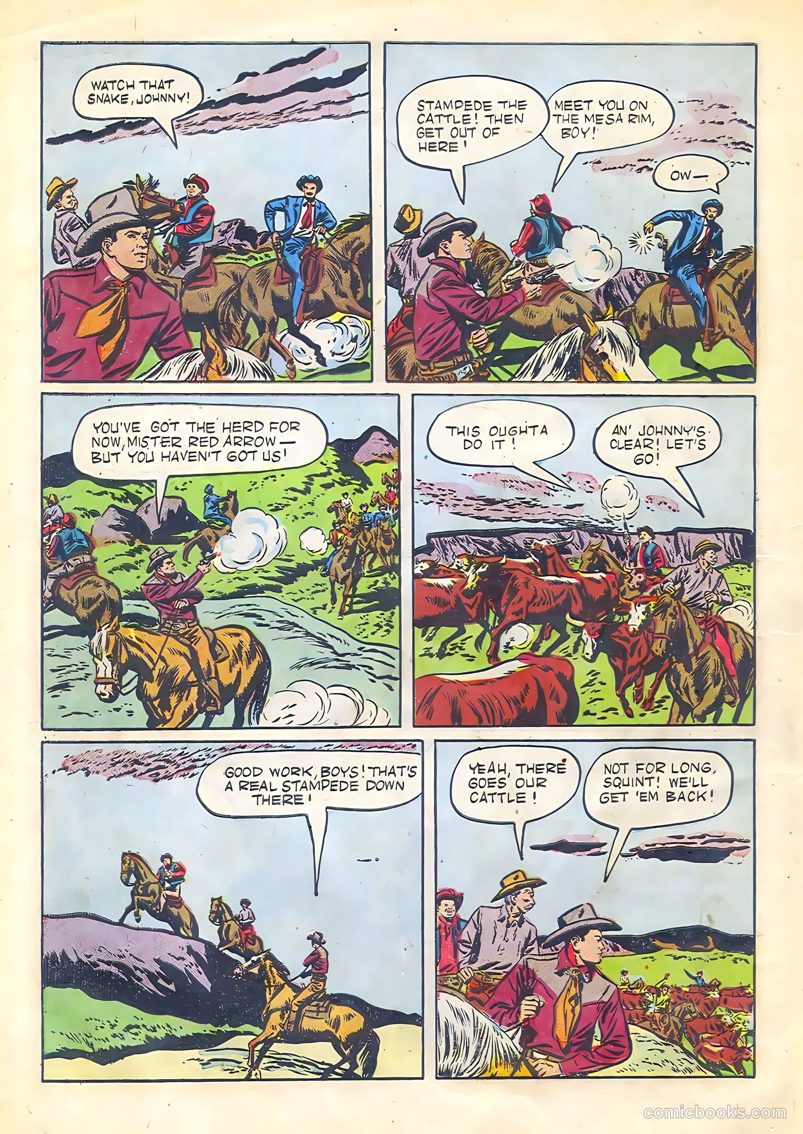 Johnny Mack Brown #1 (1950) — page 10 of 52