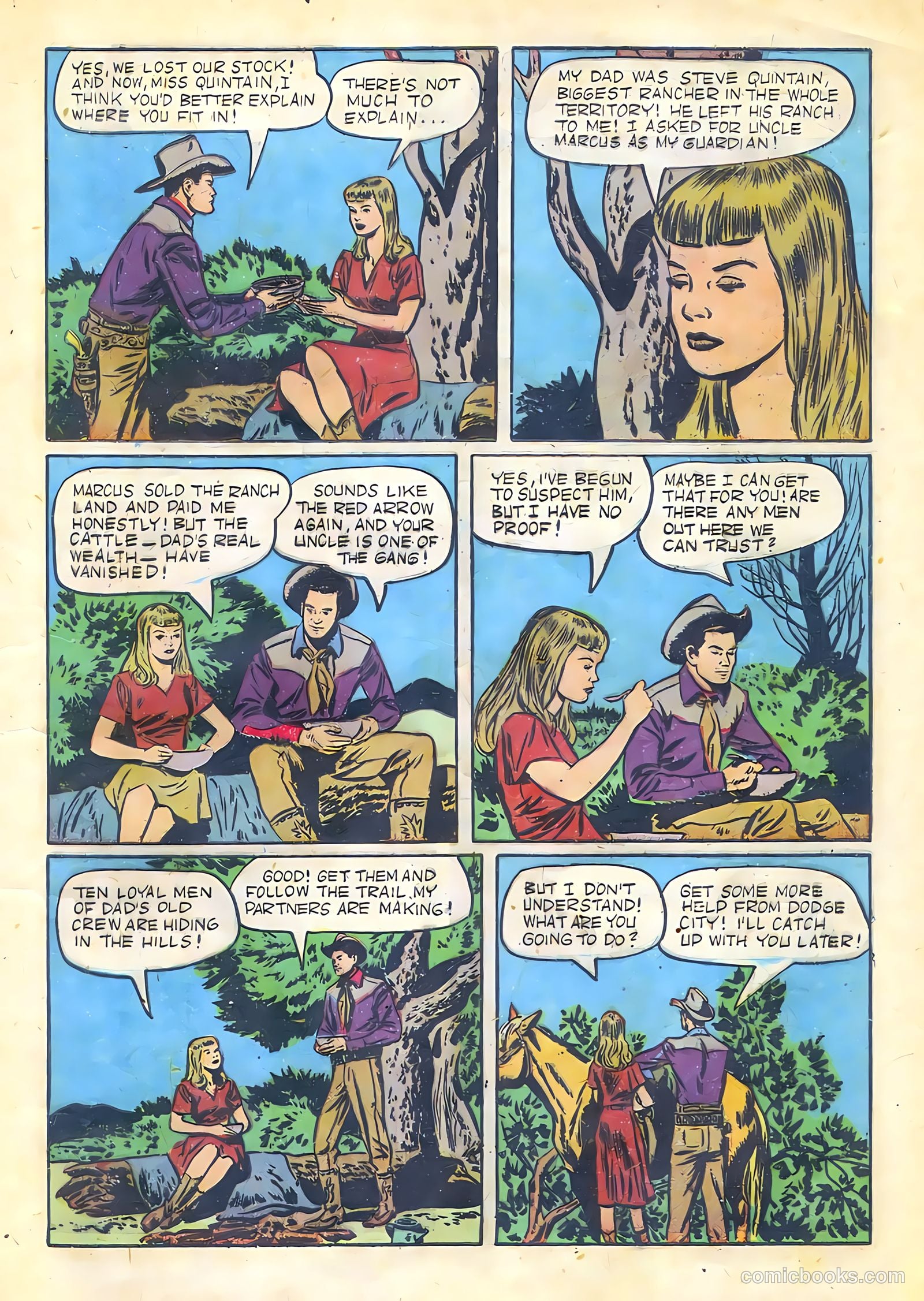 Johnny Mack Brown #1 (1950) — page 13 of 52