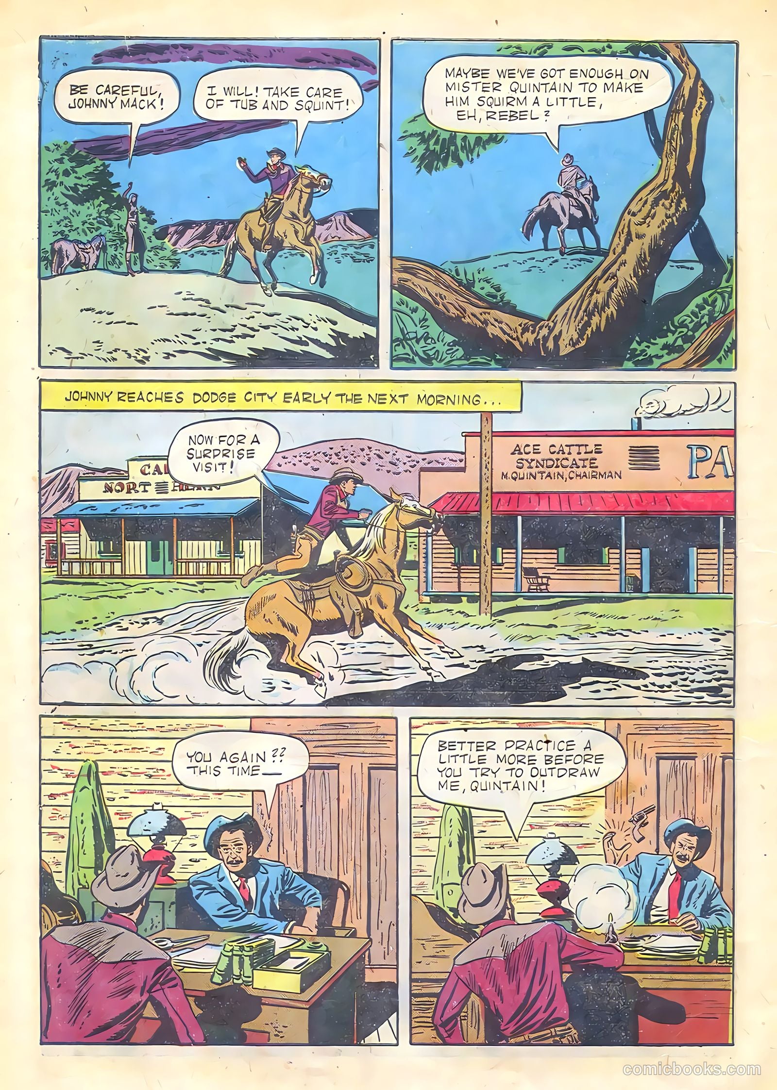 Johnny Mack Brown #1 (1950) — page 14 of 52