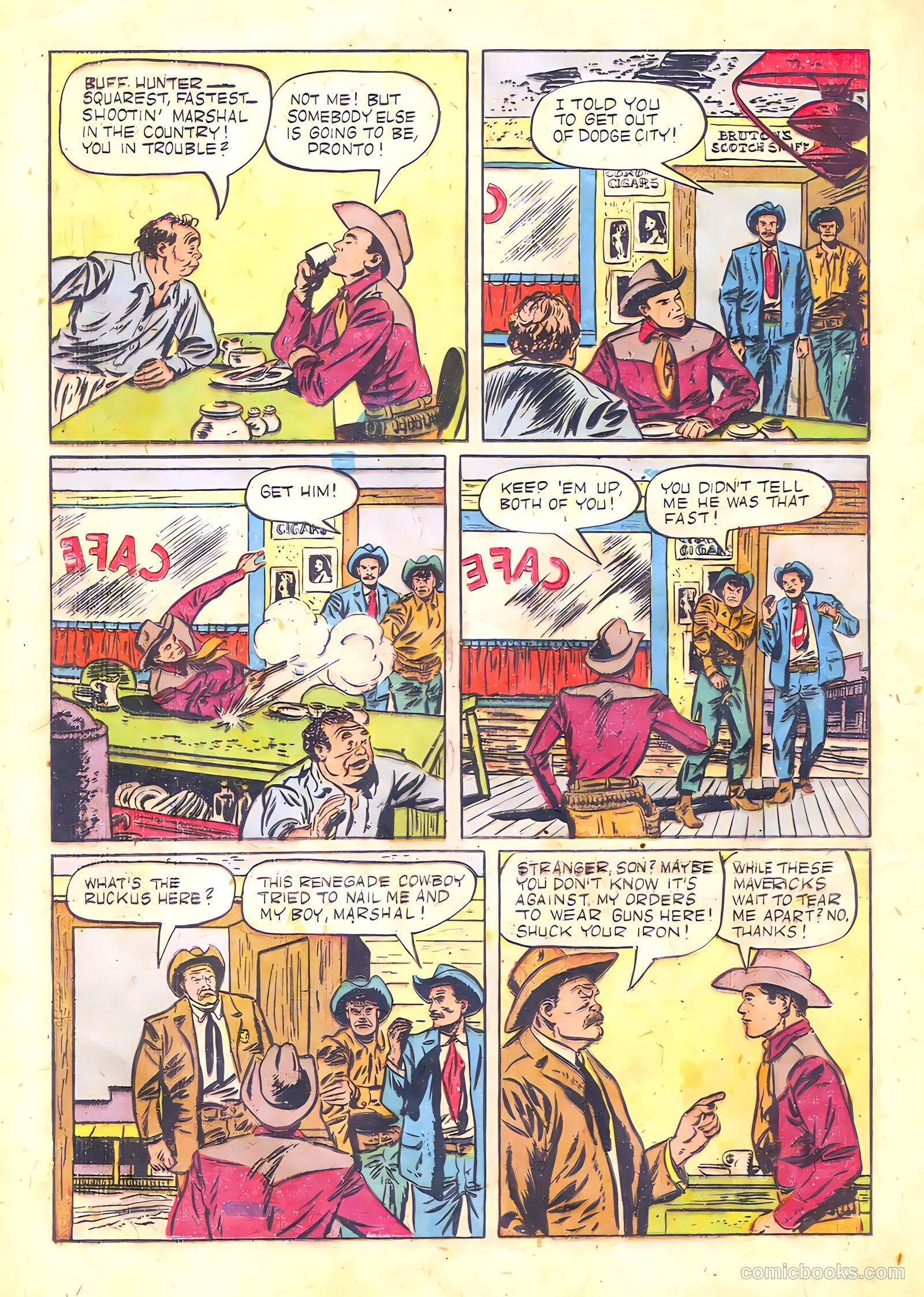Johnny Mack Brown #1 (1950) — page 16 of 52