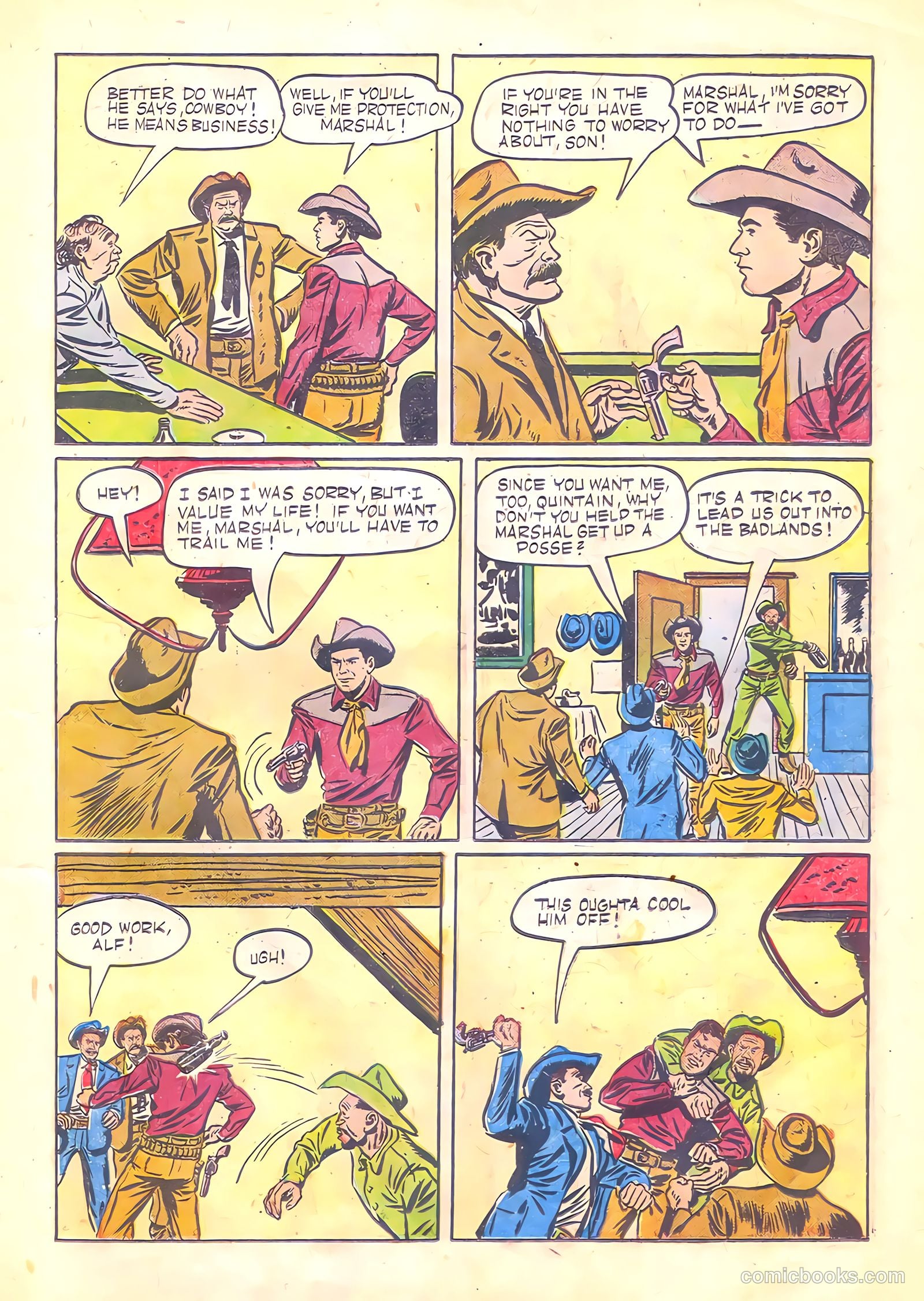 Johnny Mack Brown #1 (1950) — page 17 of 52