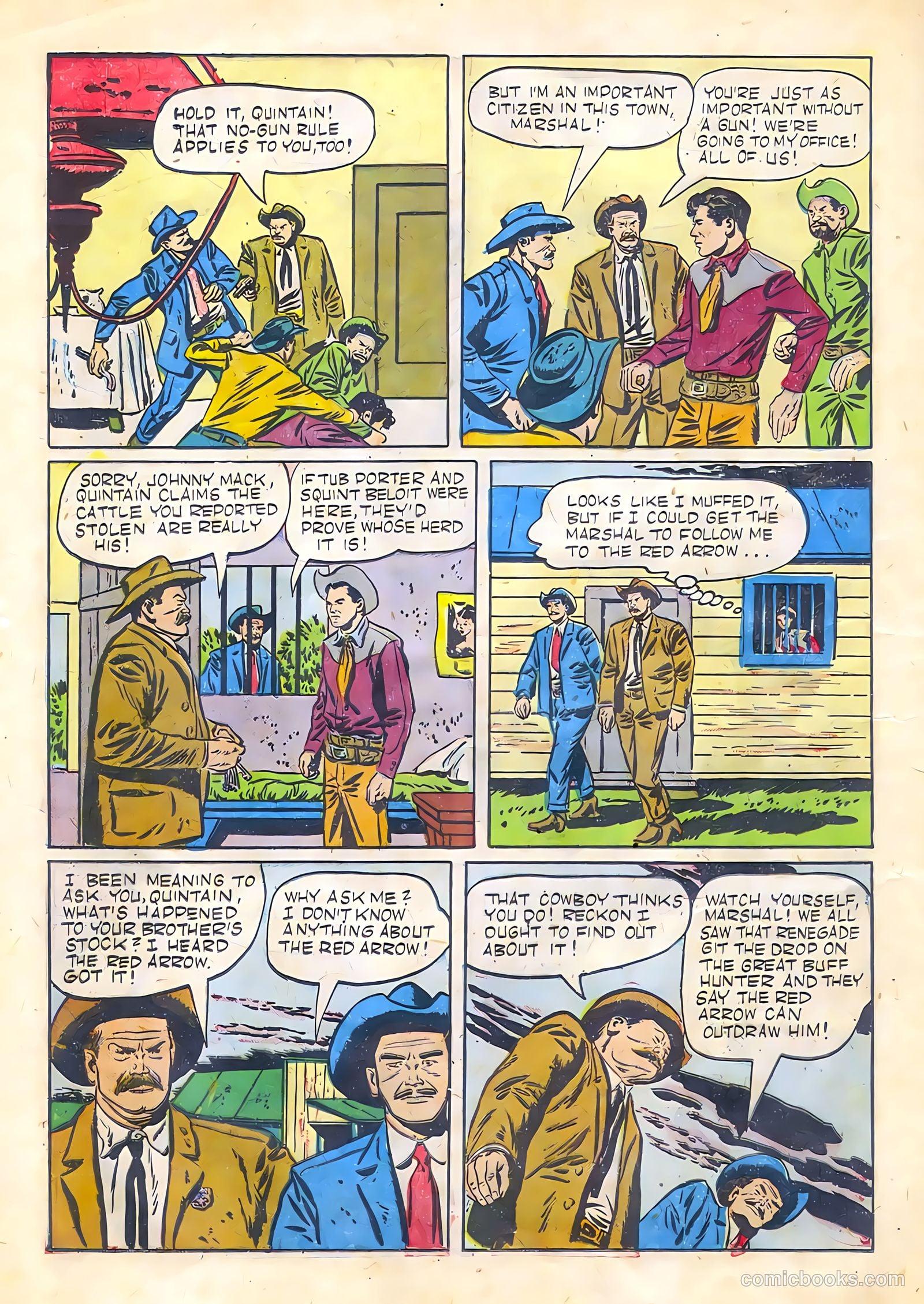 Johnny Mack Brown #1 (1950) — page 18 of 52