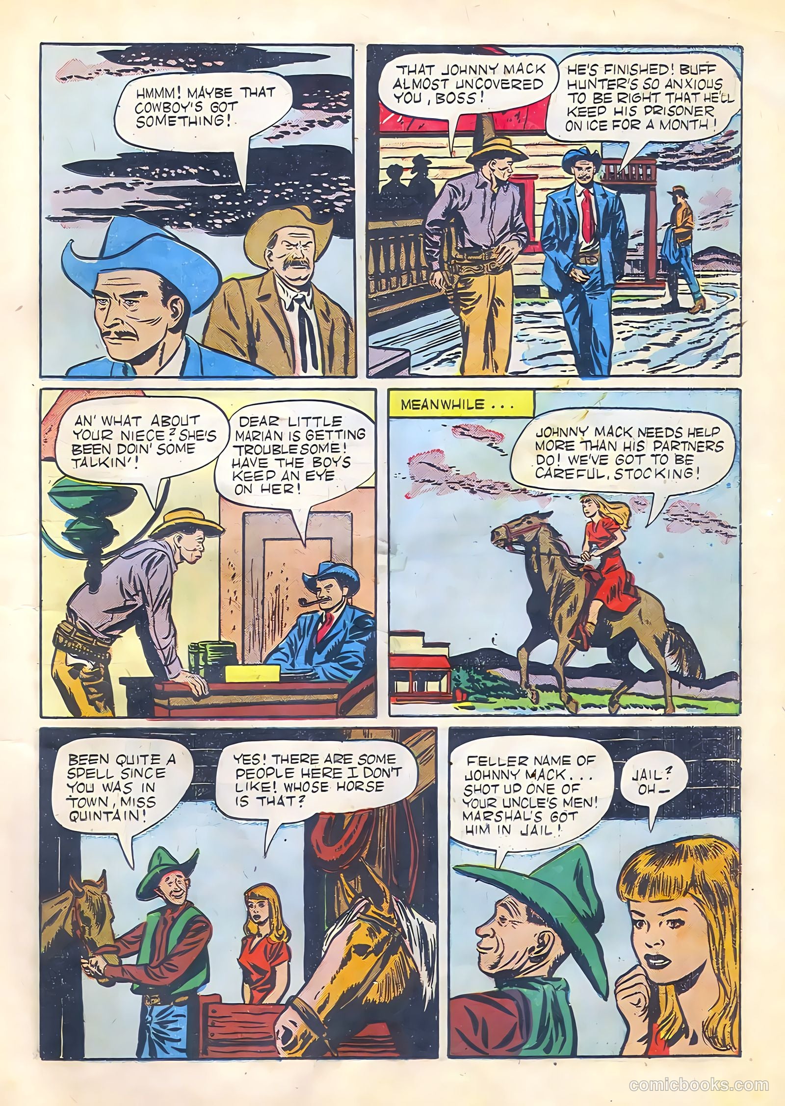 Johnny Mack Brown #1 (1950) — page 19 of 52