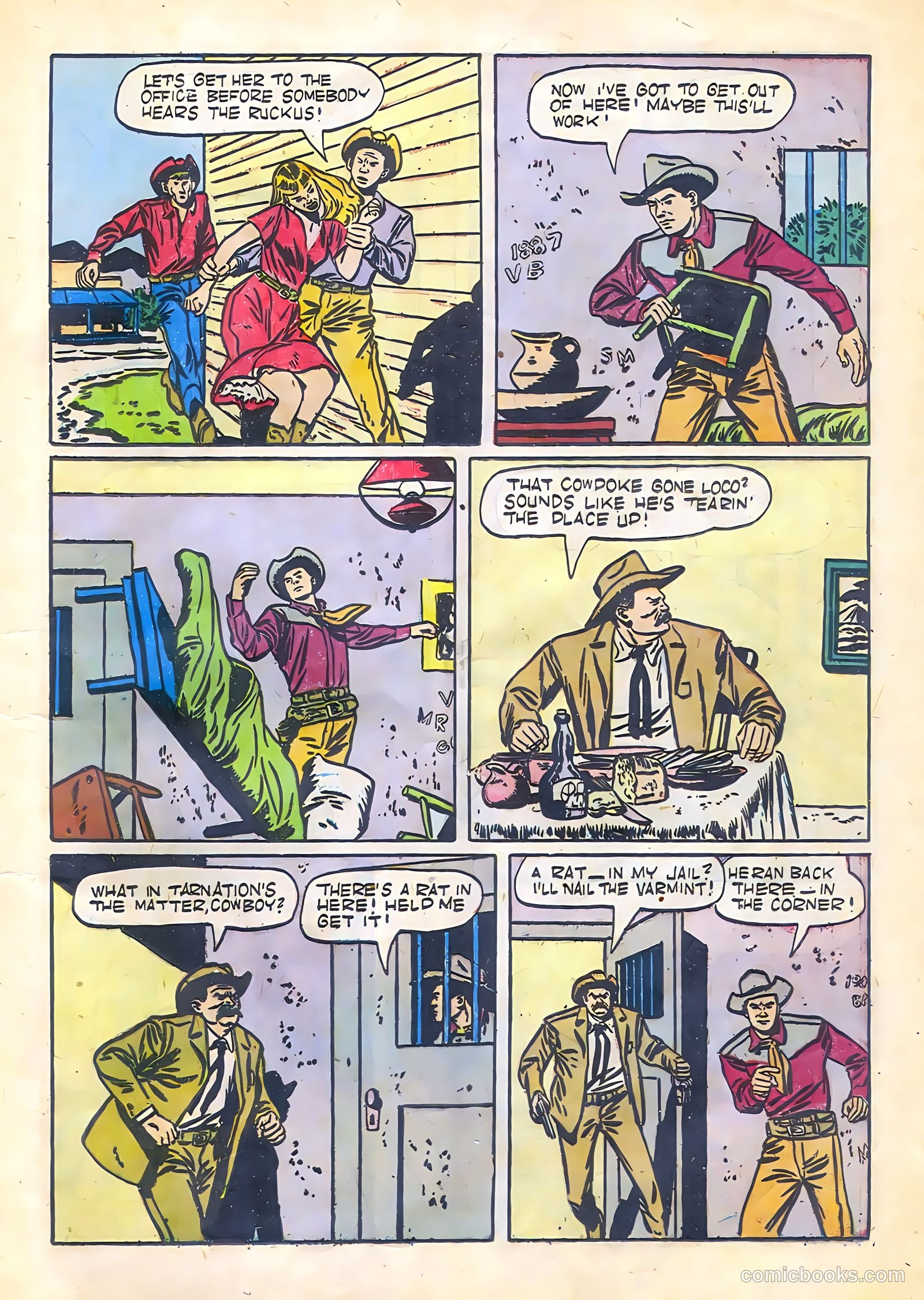 Johnny Mack Brown #1 (1950) — page 21 of 52