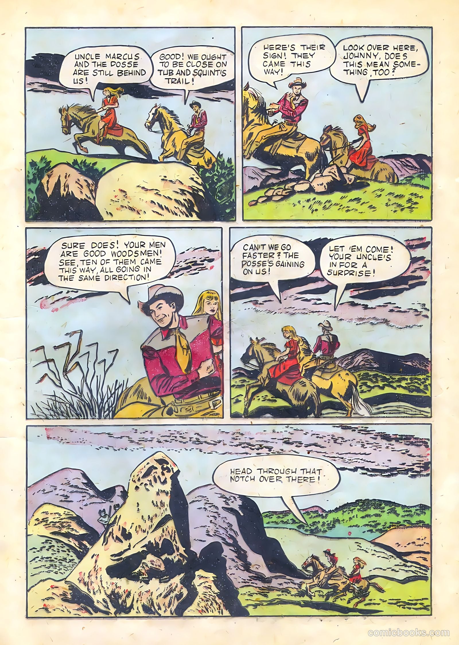 Johnny Mack Brown #1 (1950) — page 25 of 52