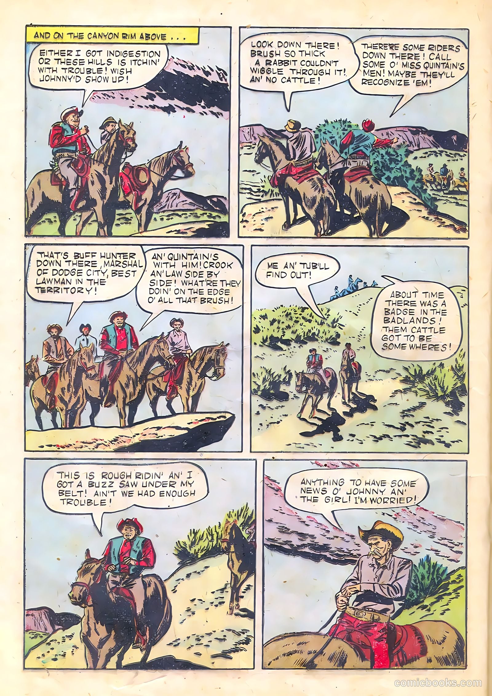 Johnny Mack Brown #1 (1950) — page 28 of 52